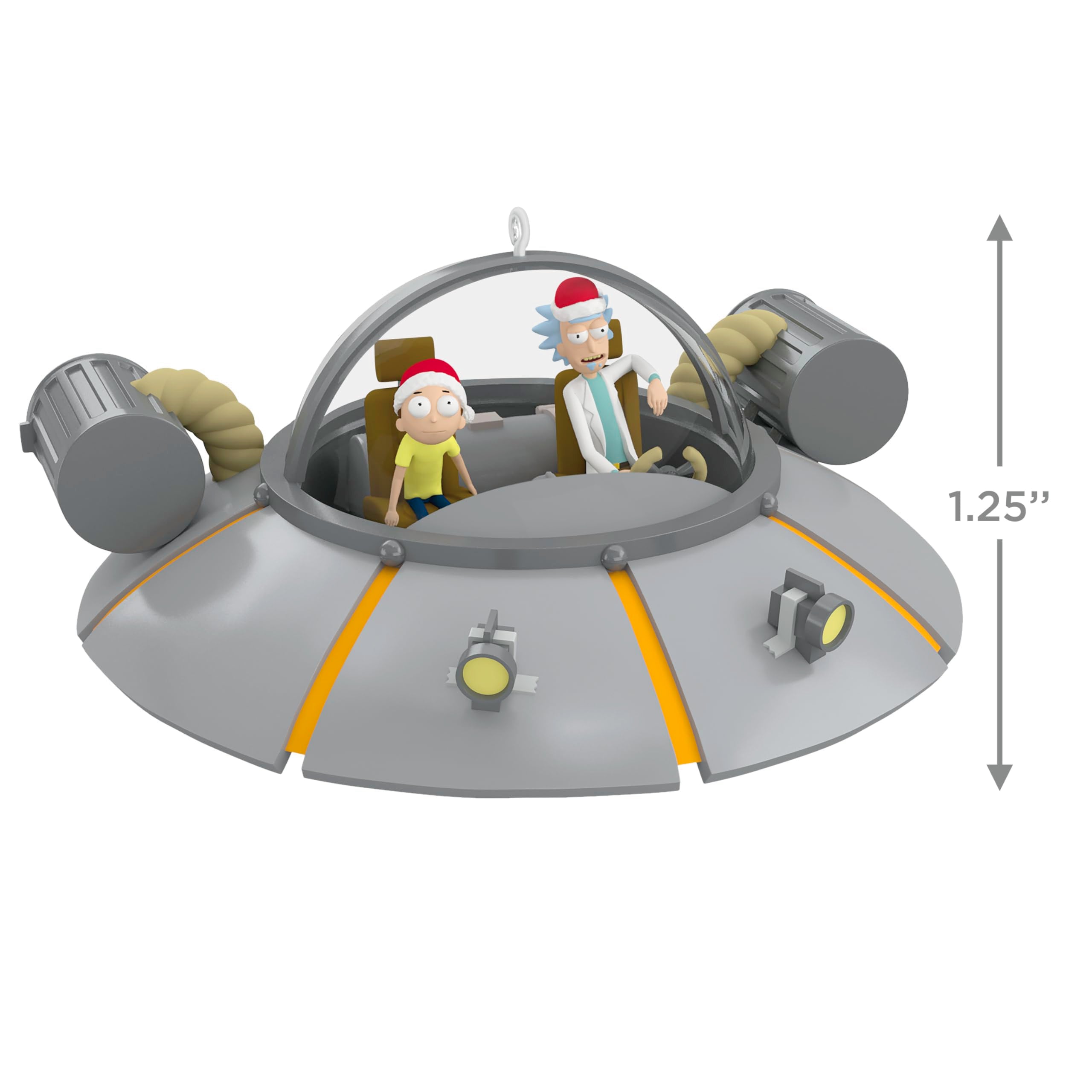 "Rick's Ship" Rick and Morty 2025 Hallmark Keepsake Christmas Ornament