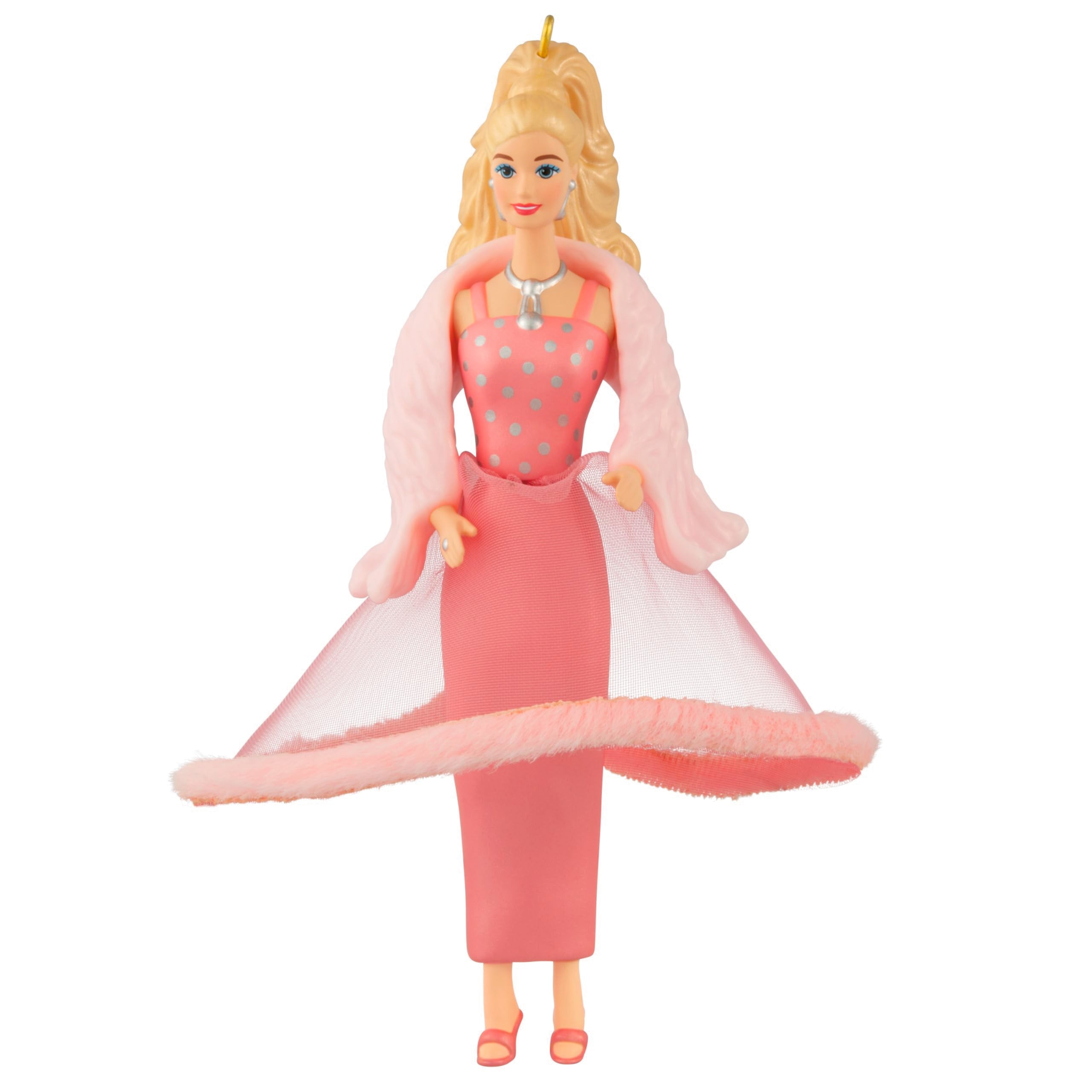 Pink & Pretty Barbie 2025 Hallmark Keepsake Christmas Barbie Ornament