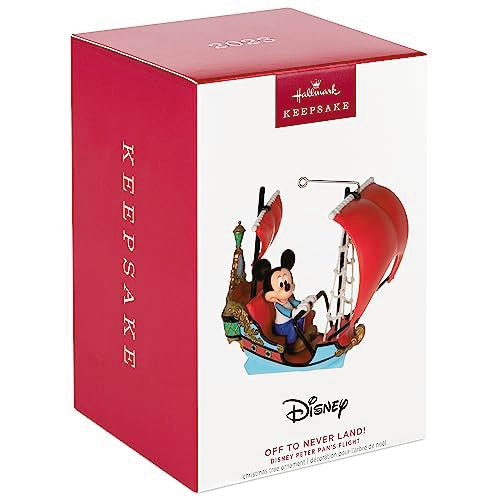 Hallmark Keepsake Christmas Ornament 2023, Disney Peter Pan's Flight Off to Never Land!