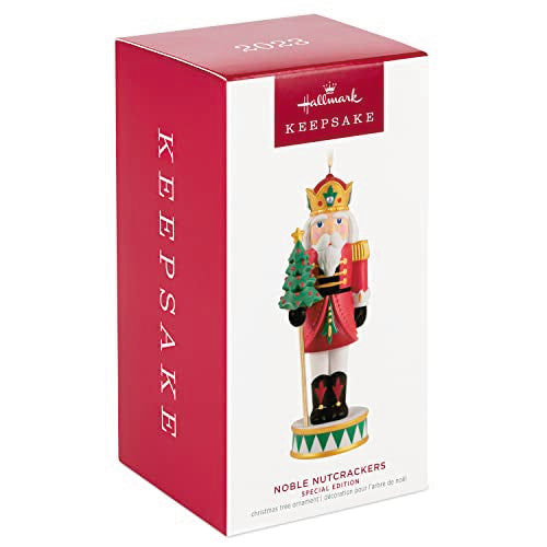 Hallmark Keepsake Christmas Ornament 2023, Noble Nutcrackers Special Edition, Porcelain Ornament, Gifts for Her