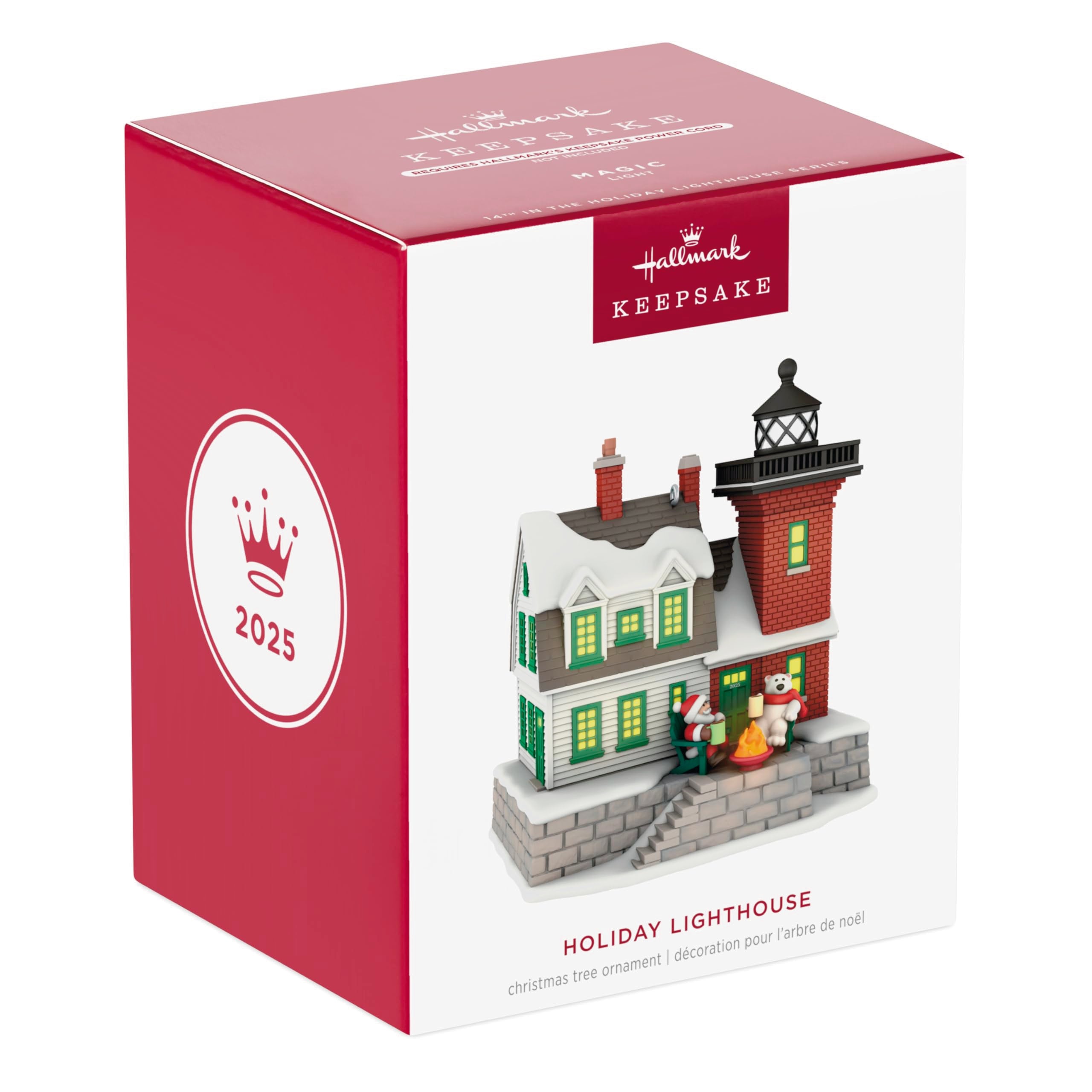 Holiday Lighthouse 2025 Hallmark Keepsake Christmas Ornament