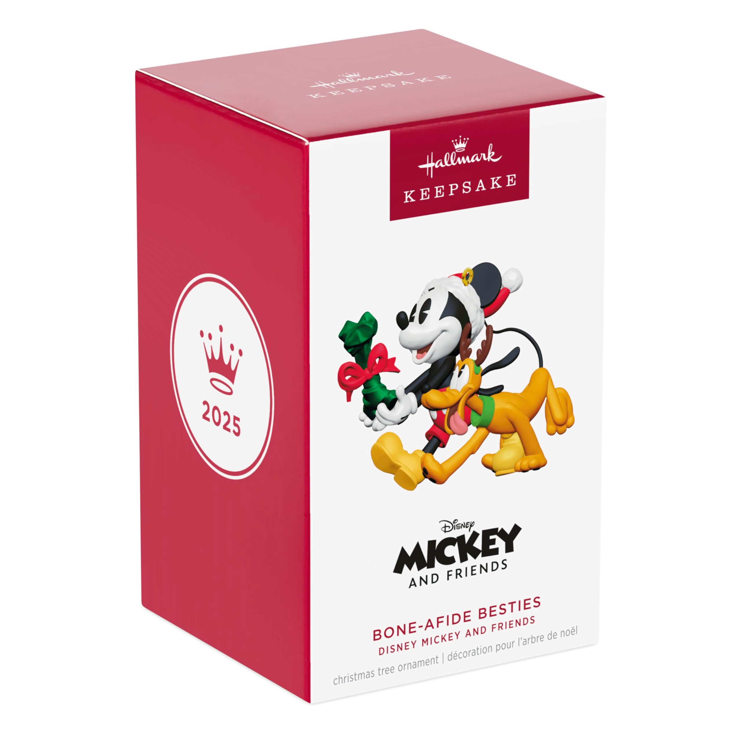 Bone-afide Besties, Disney Mickey and Friends, 2025 Hallmark Keepsake Christmas Ornament