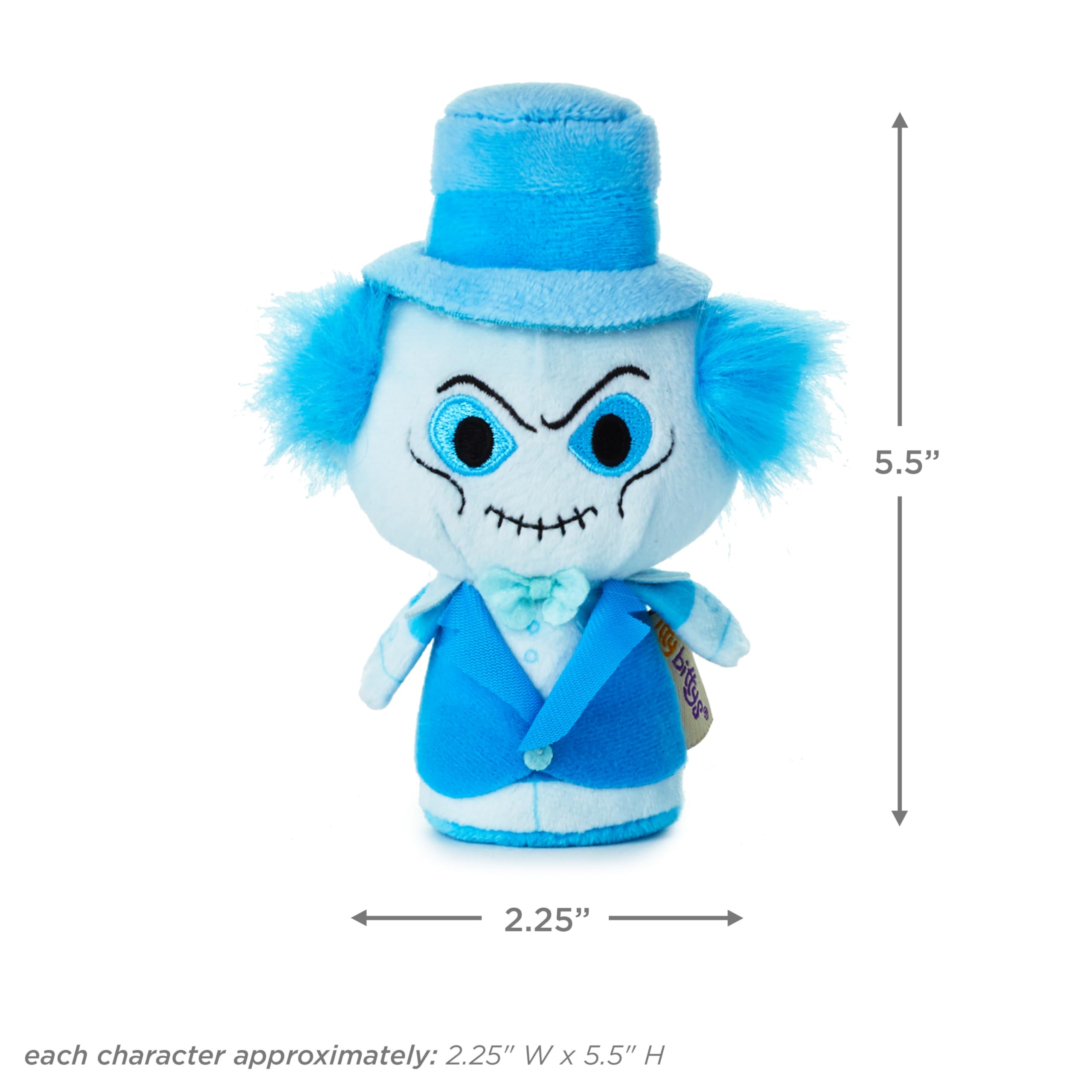 Itty Bittys Disney Haunted Mansion Phineas Ezra Gus Glow in the Dark Plush New