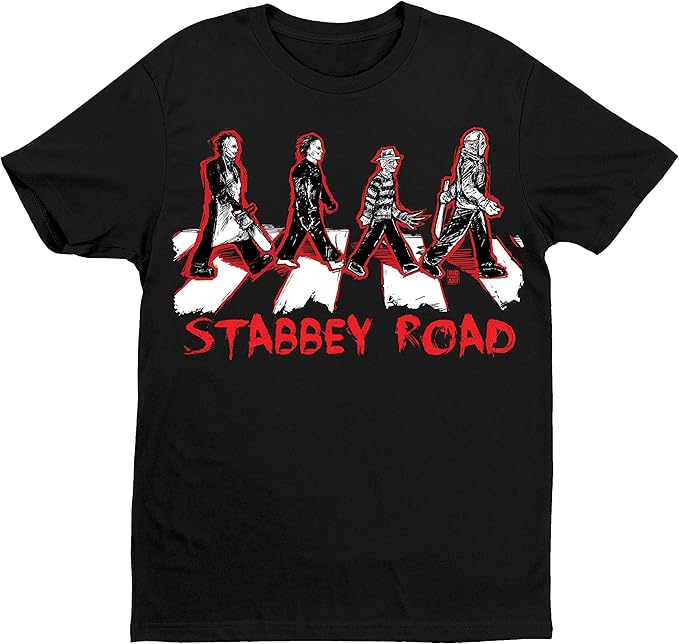 Stabby Road Horror T- Shirt - Unisex L