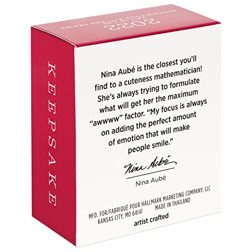 Hallmark Keepsake Christmas Ornament 2022, Mischievous Kittens Tabby, Mini Tree Ornament,Plastic