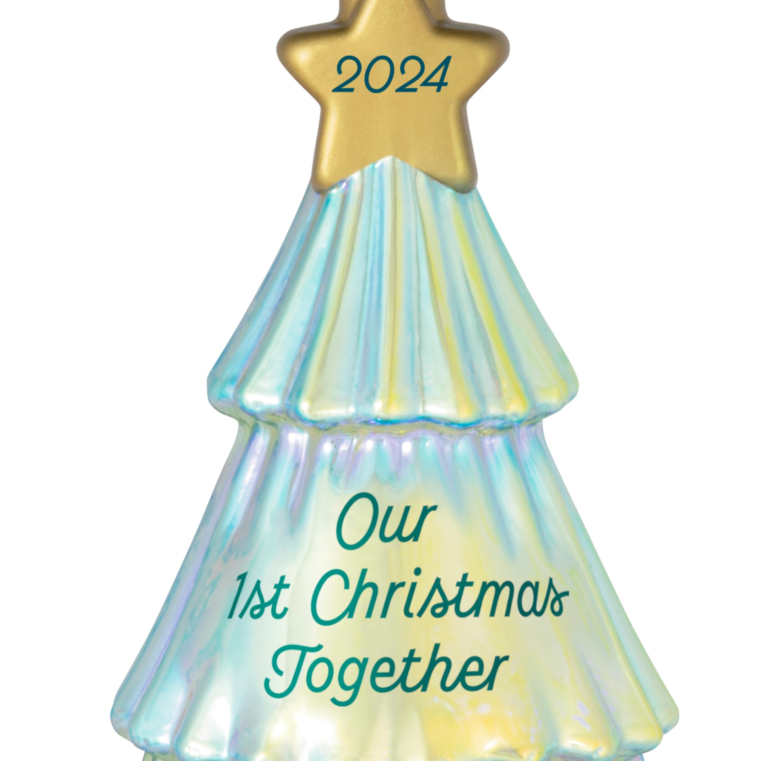 Hallmark Keepsake Christmas Ornament 2024, Our First Christmas Together 2024, Glass, Gifts for Couples