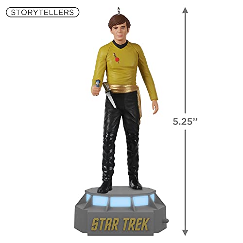 Hallmark Keepsake Plastic Christmas Ornament 2022, Star Trek Mirror, Mirror Collection Ensign Pavel Chekov, Light and Sound