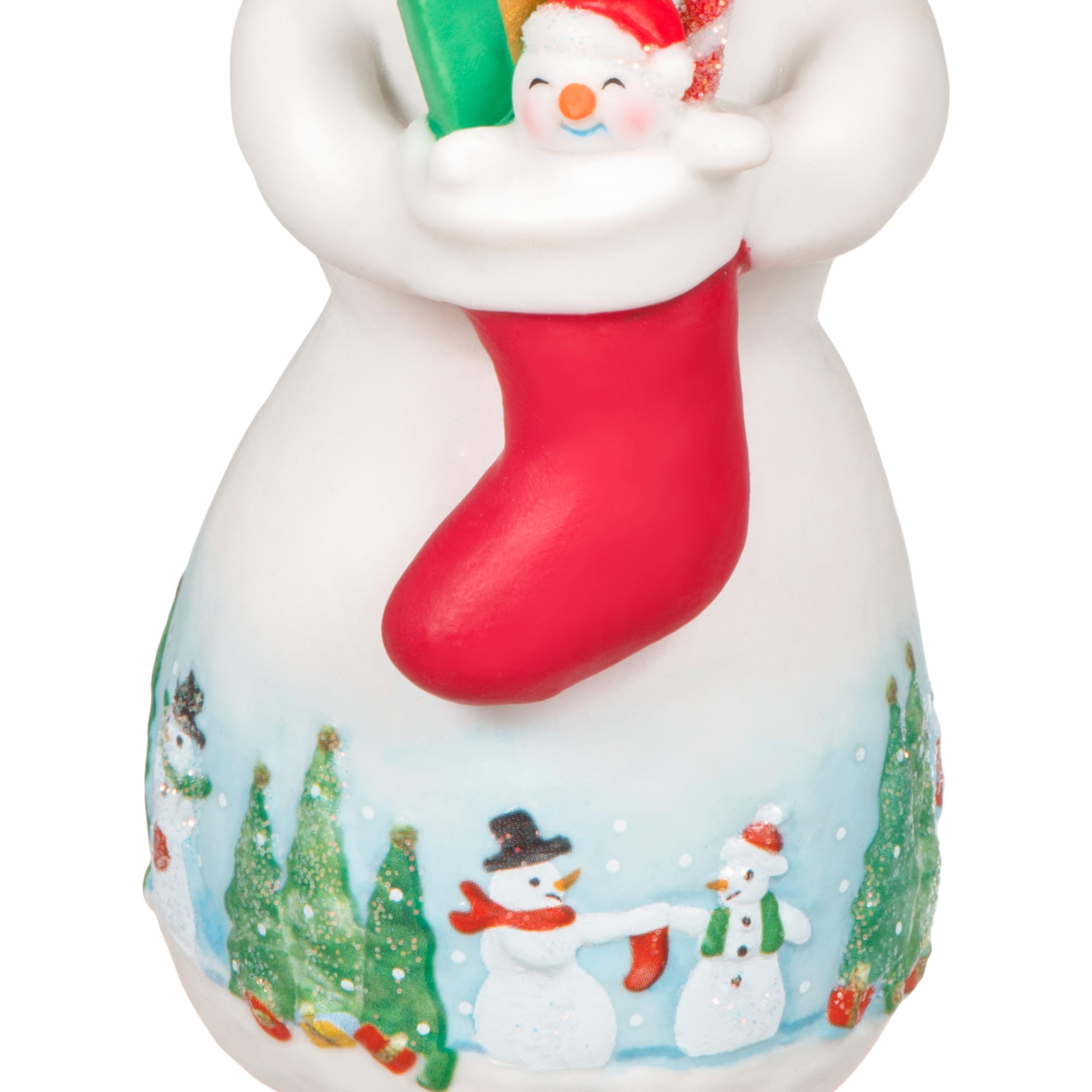 Hallmark Keepsake Christmas Ornament 2024, Snowtop Lodge Noelle T. Klaus, Porcelain, Snowman Collectors Gifts