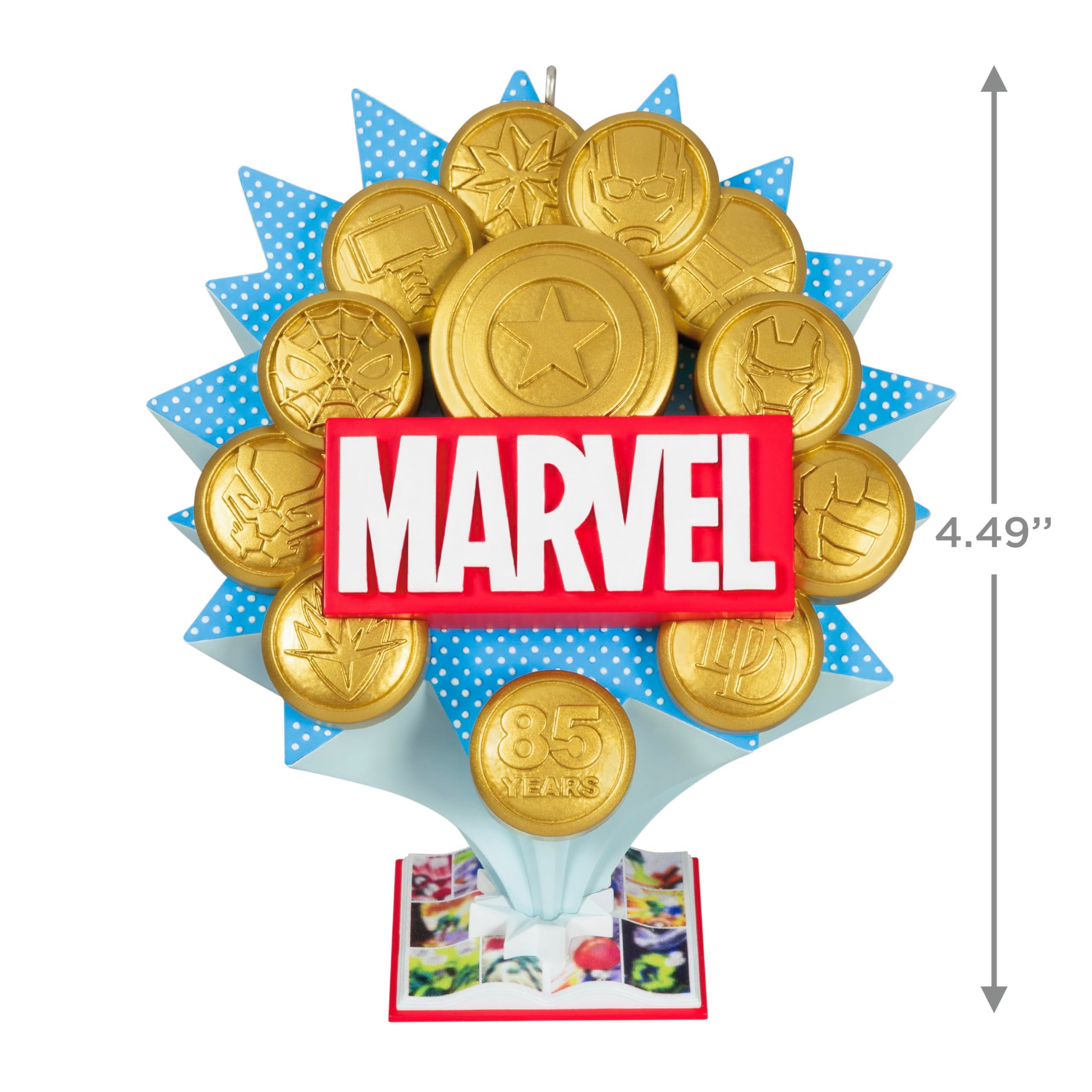 Hallmark Keepsake Christmas Ornament 2024, Marvel: Celebrating 85 Years, Gifts for Marvel Fans