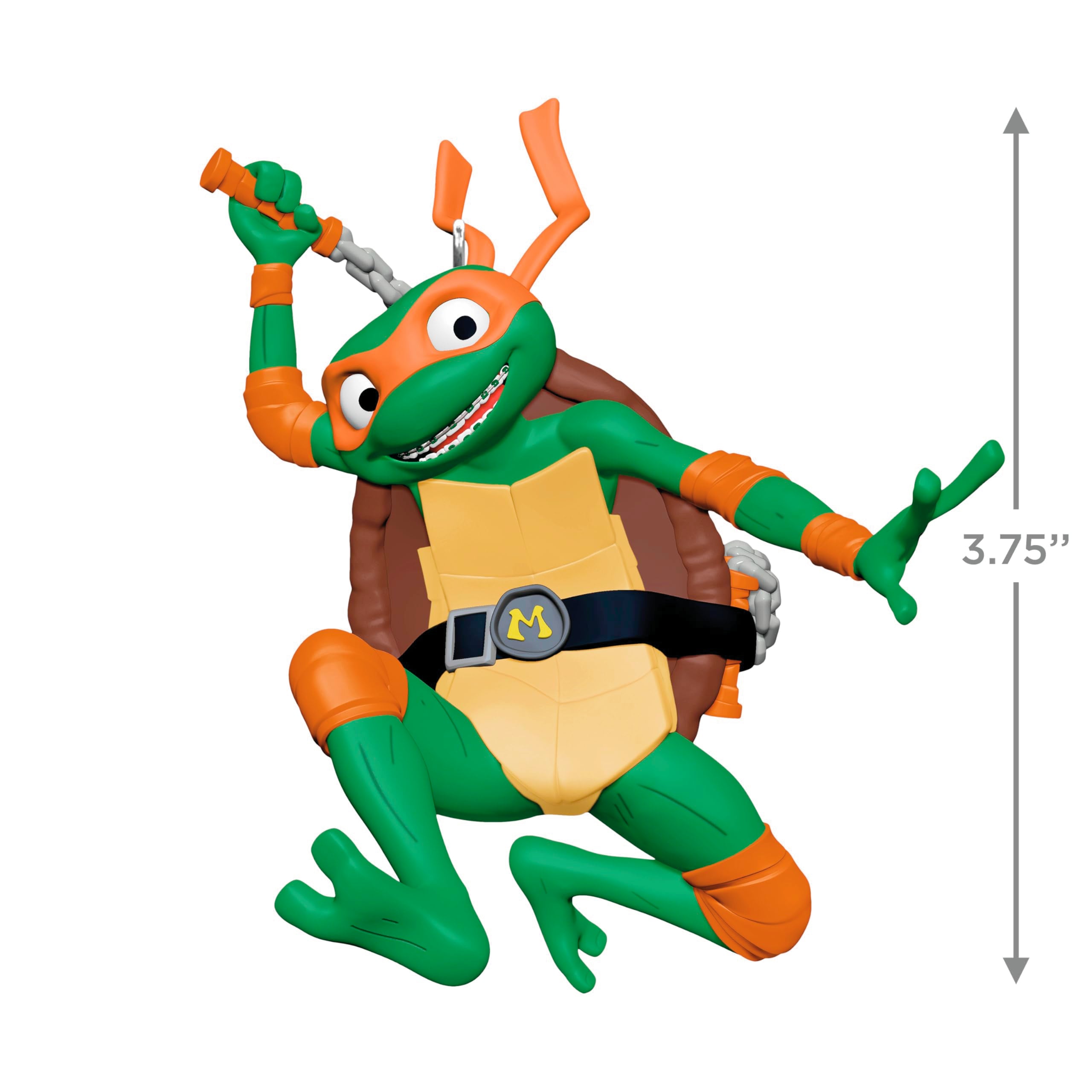 Michelangelo Teenage Mutant Ninja Turtles: Mutant Mayhem, 2025 Hallmark Keepsake Christmas Ornament