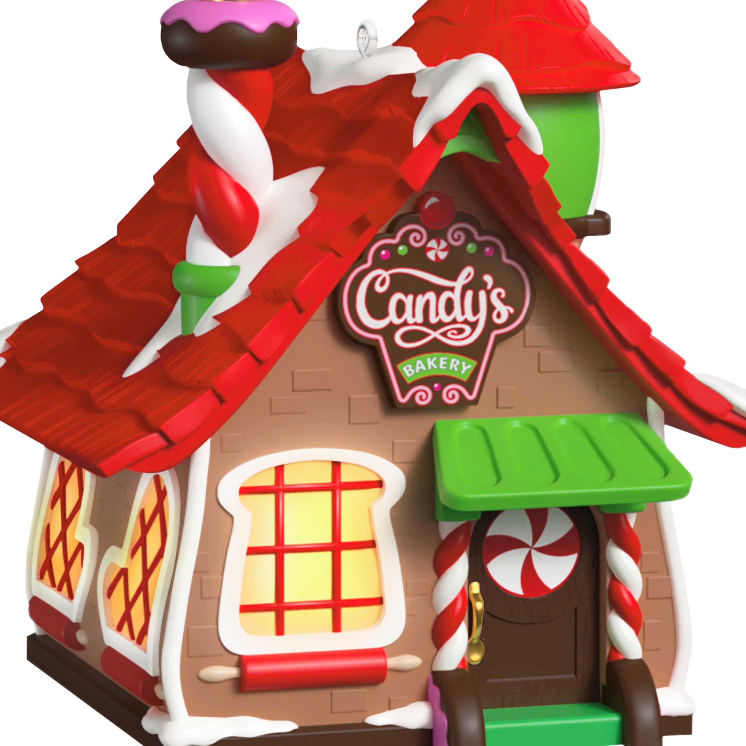 Candy's Bakery Welcome to Elfville 2025 Hallmark Keepsake Ornament, Set of Two