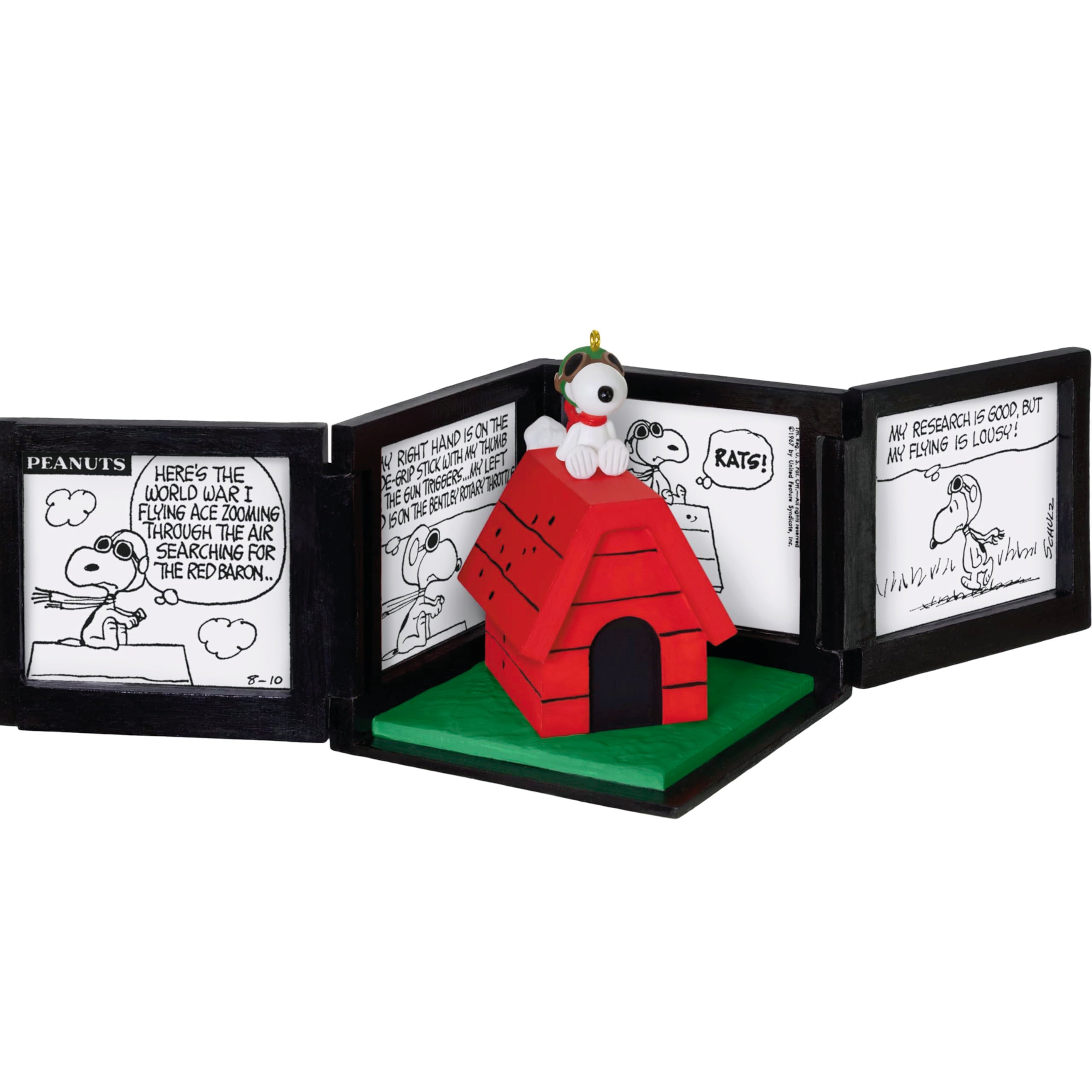 Snoopy as the Flying Ace 2025 Hallmark Keepsake Christmas Ornament