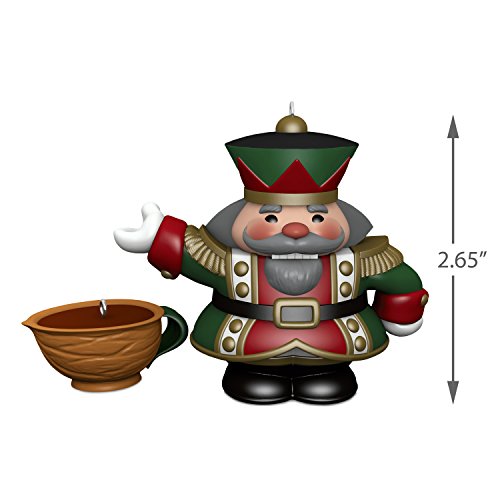 Hallmark Keepsake Christmas Ornaments 2018 Year Dated, Tea Time! Nutcracker, Porcelain, Set of 2