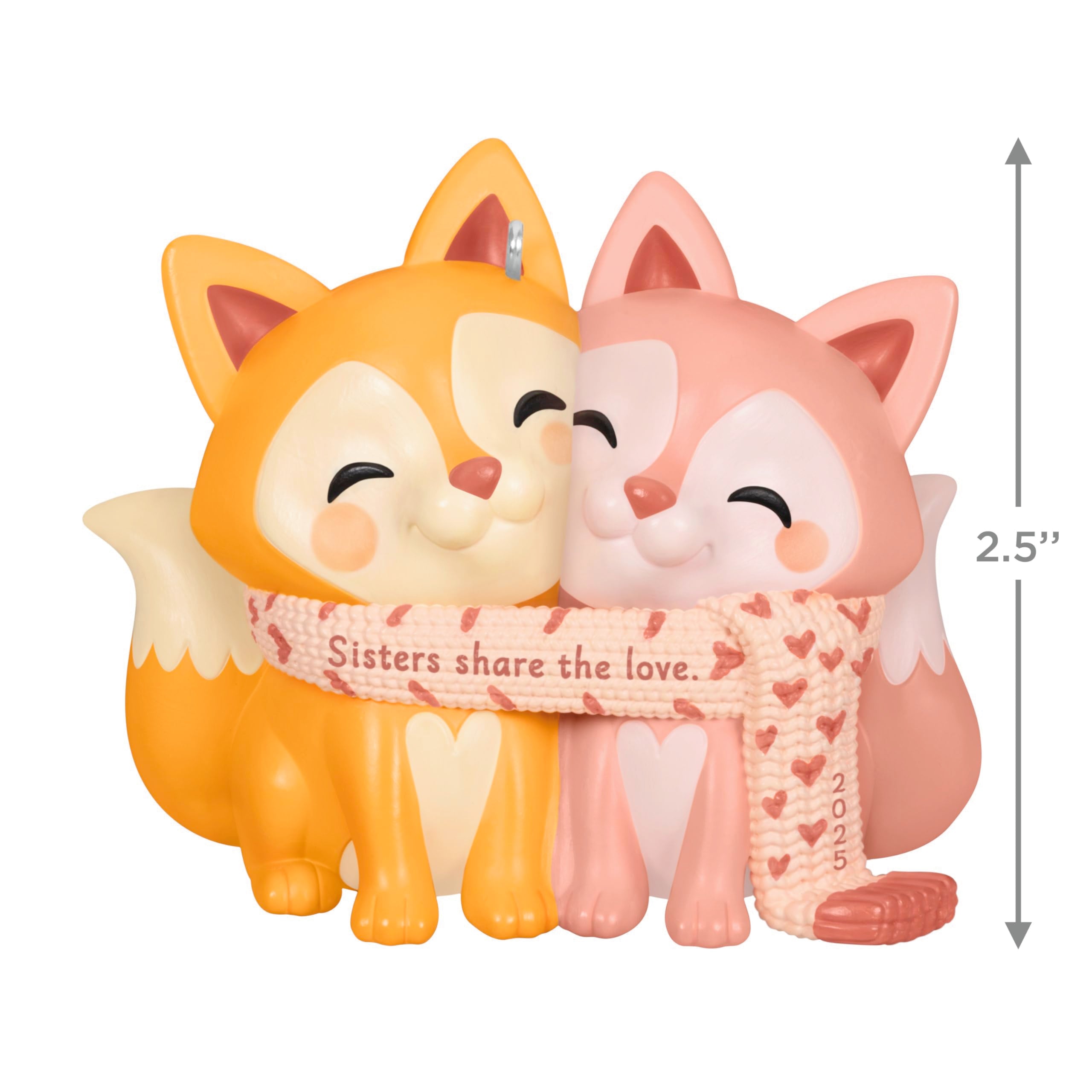 Sisters Share the Love 2025 Hallmark Keepsake Christmas Ornament