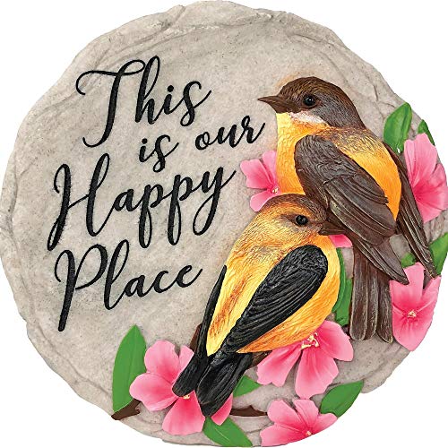 Spoontiques - Garden Décor - No Place Like Home Stepping Stone - Decorative Stone for Garden