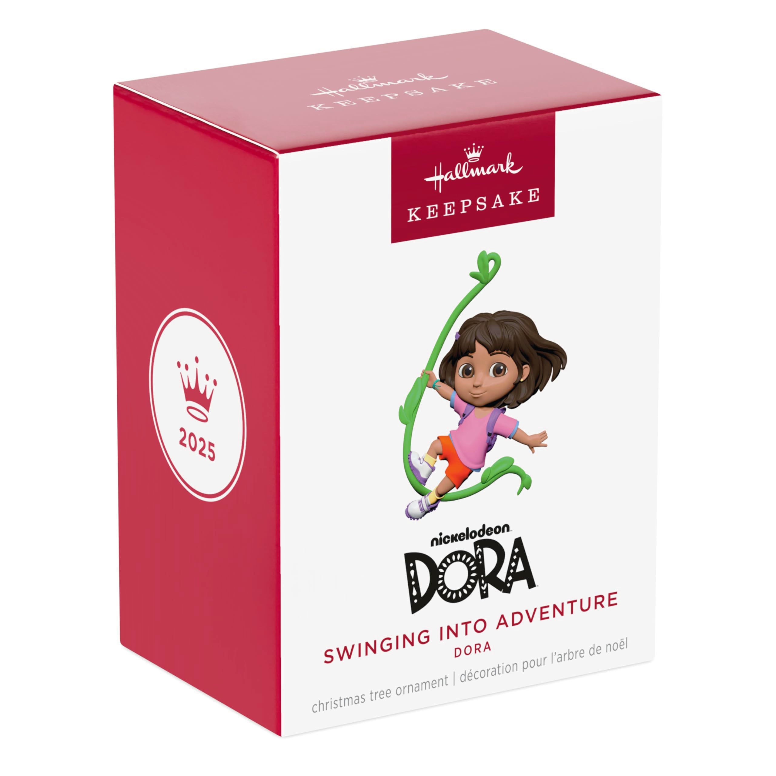 Swinging into Adventure Dora the Explorer 2025 Hallmark Keepsake Christmas Ornament