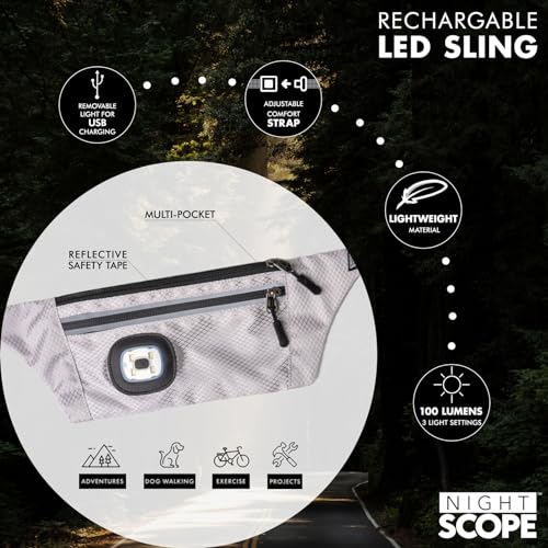 Night Scope Reflective Sling/Fanny Pack