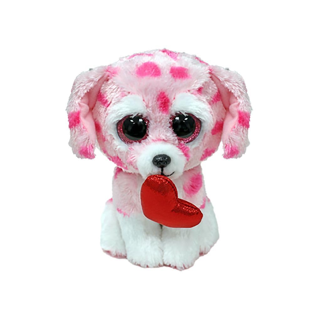 Ty Beanie Boo Rory Valentine Dog - 6"