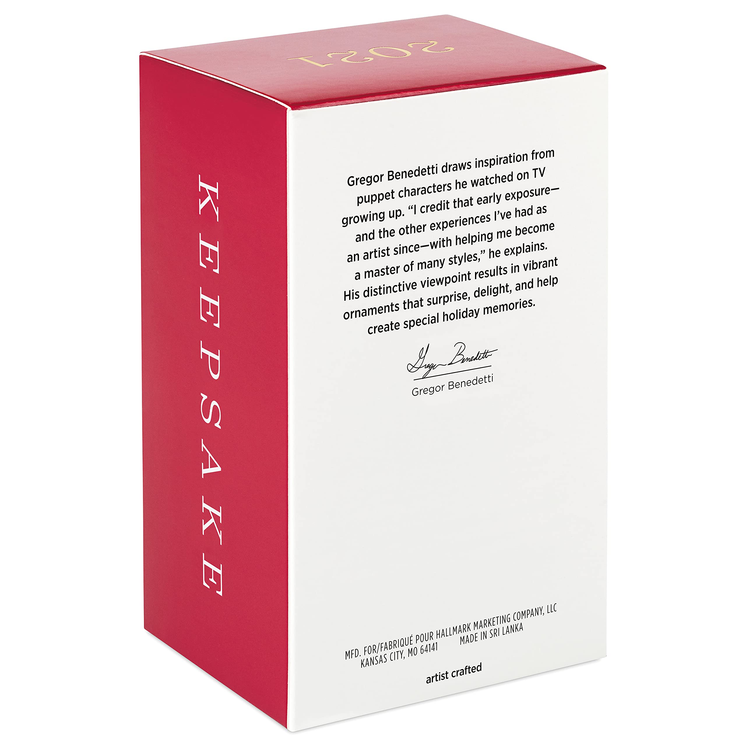 Hallmark Keepsake Christmas Ornament, Year Dated 2021, Dad & Son Penguins