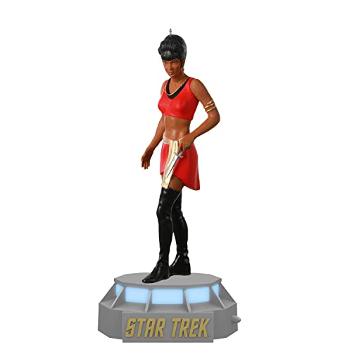 Hallmark Keepsake Christmas Ornament 2020, Star Trek Mirror, Mirror Collection Lieutenant Nyota Uhura Storytellers With Light and Sound (3499QXI6074)