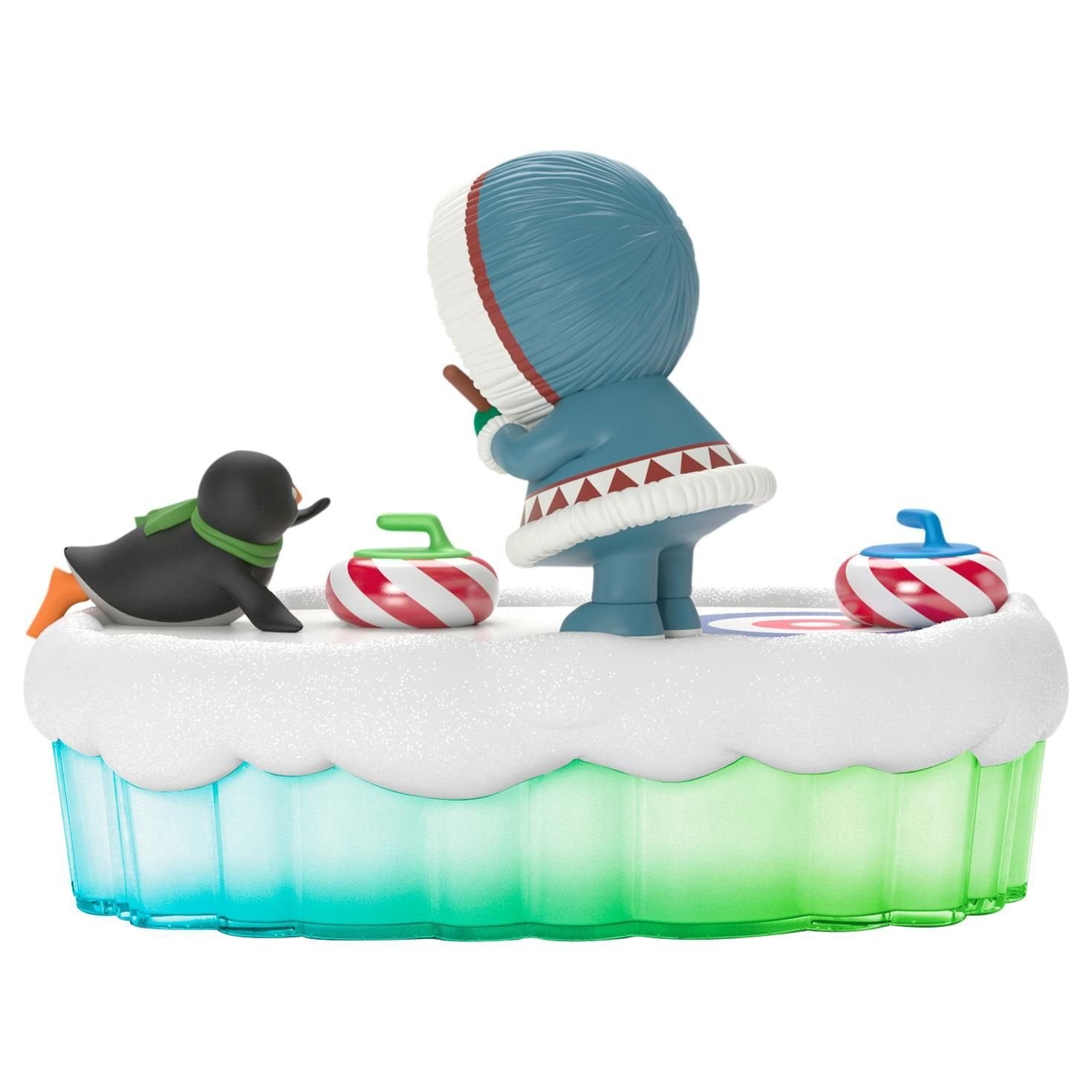 Hallmark The World of Frosty Friends Fun and Games Curling Light and Music Sports & Activities