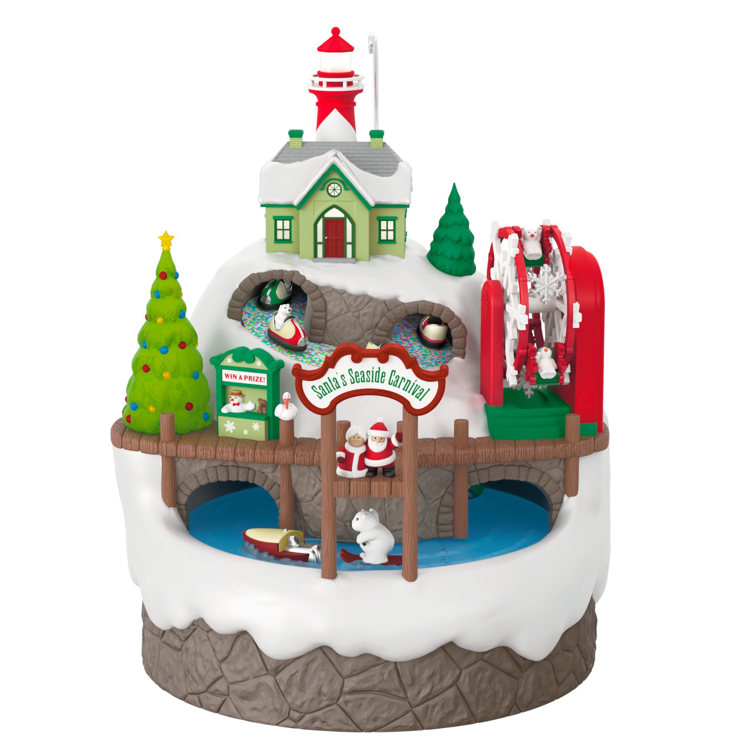 Santa's Seaside Carnival 2024 Ornament