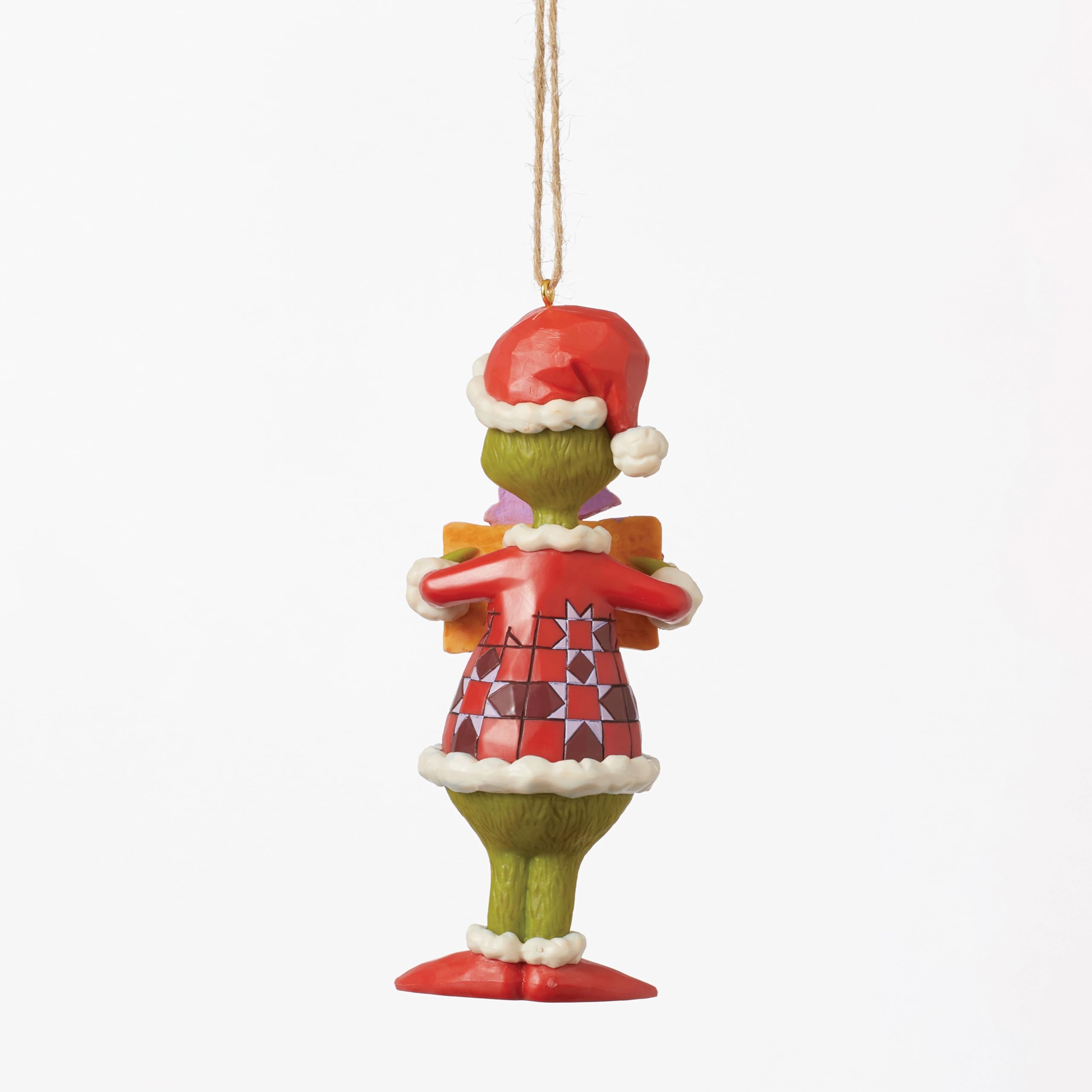 Enesco Dr. Seuss Grinch by Jim Shore Merry Whatever Sign Santa Grinch Hanging Ornament