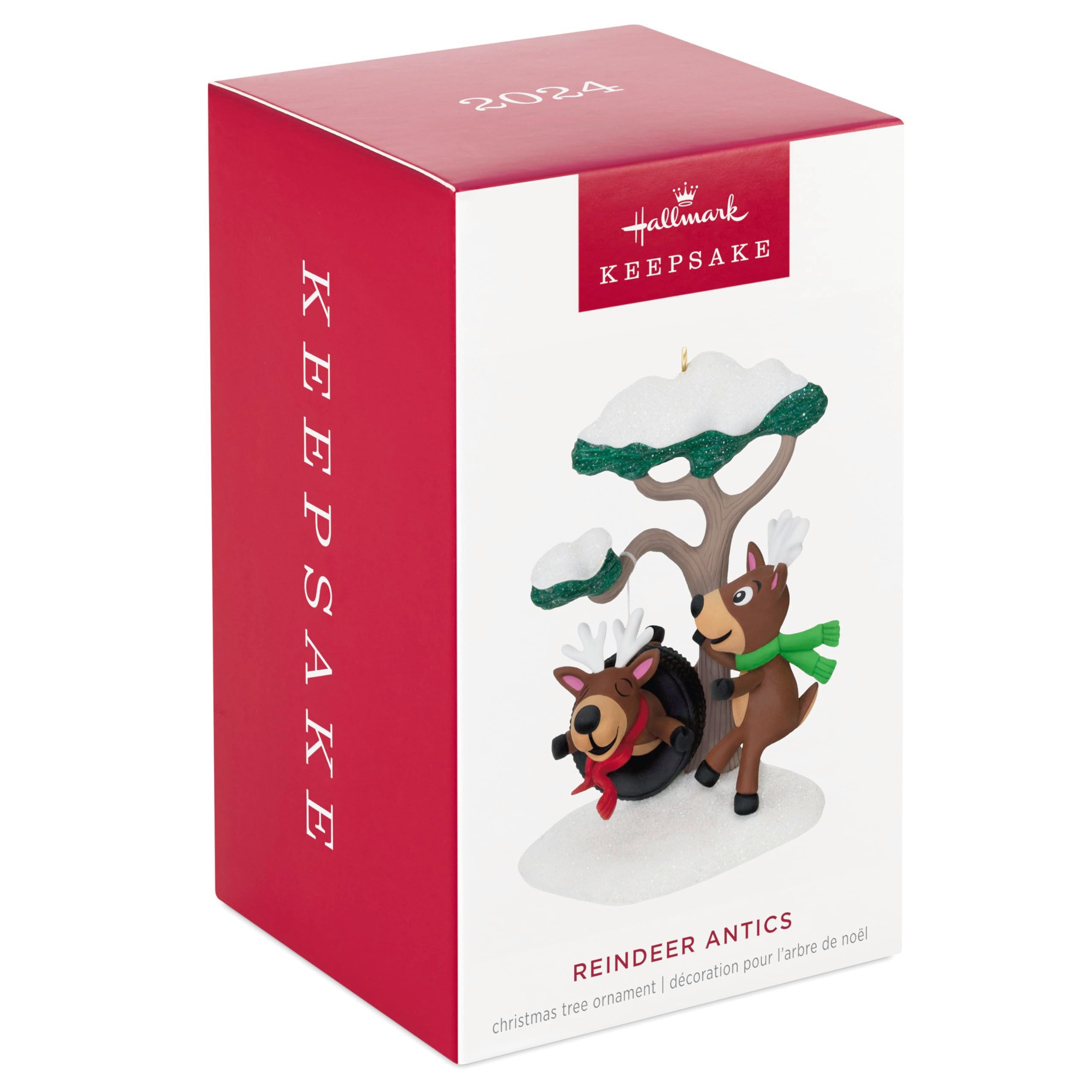Hallmark Keepsake Christmas Ornament 2024, Reindeer Antics, Funny Gifts