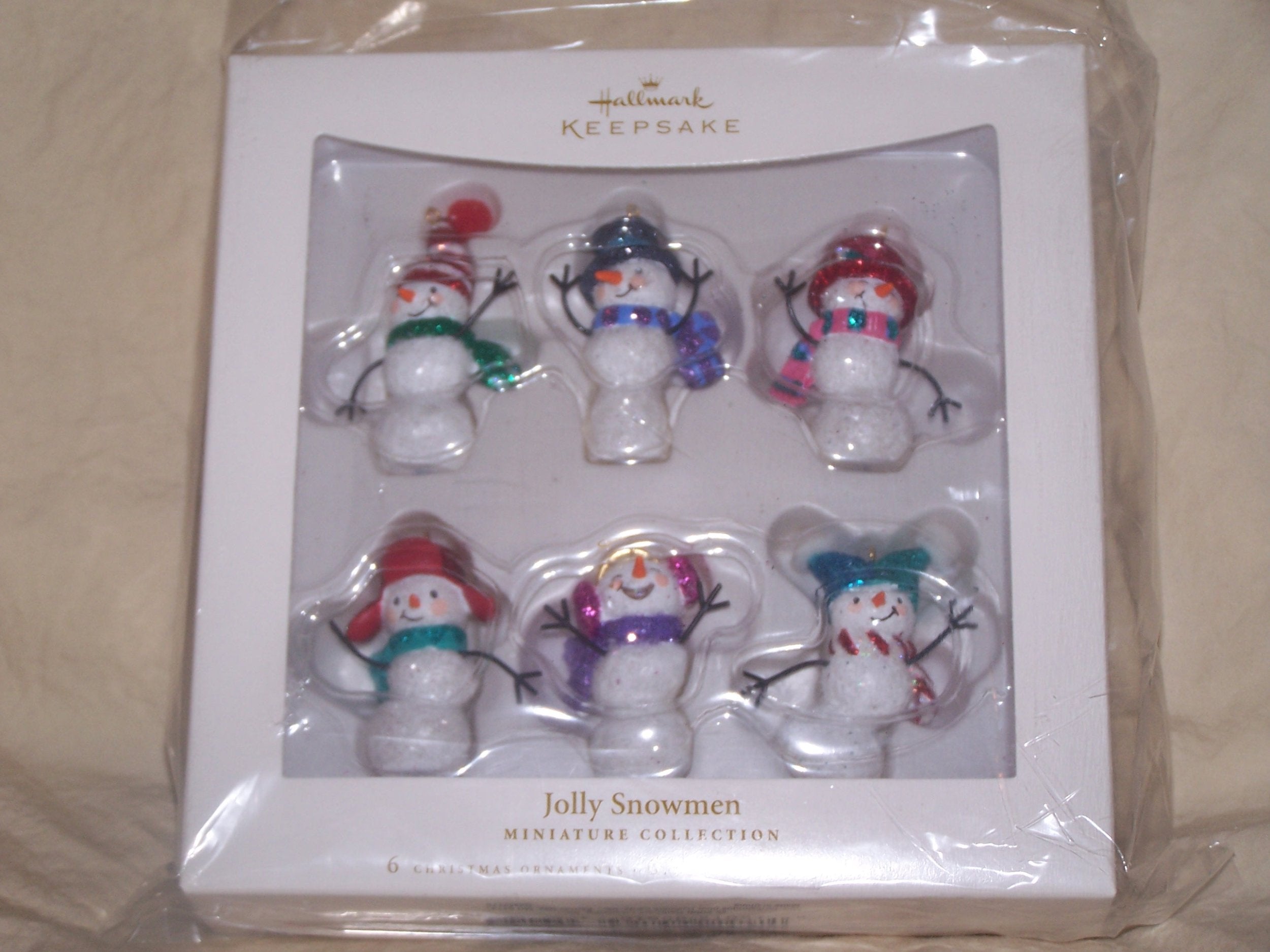 Hallmark Keepsake 2006 Jolly Snowmen Miniture Collection