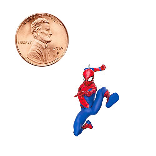 Hallmark Keepsake Miniature Christmas Ornaments 2023, Marvel Spider-Man and Miles Morales, Mini Set of 2