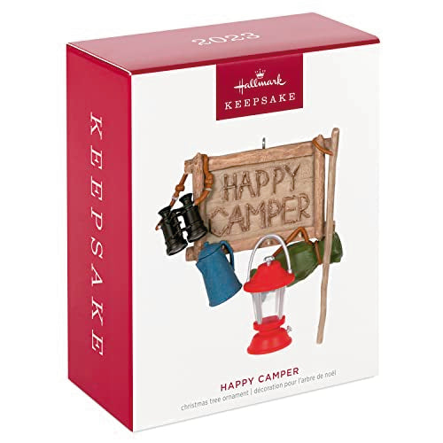 Hallmark Keepsake Christmas Ornament 2023, Happy Camper Gift for Hikers, Outdoorsmen