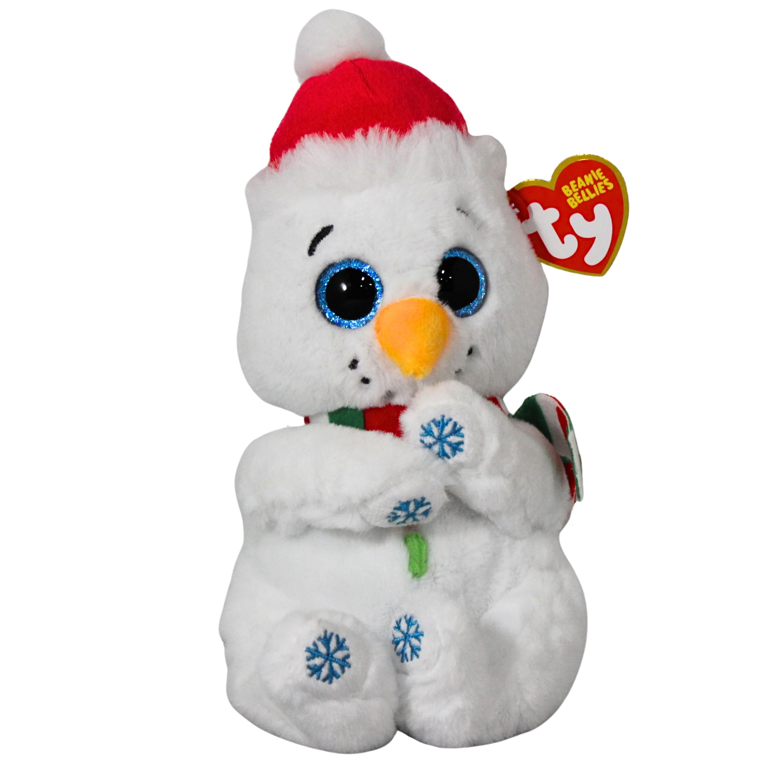 Ty Beanie Bellies Flurry the Snowman Plush