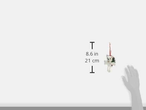 French Bulldog Ornament with Unique "Dangling Legs" Hand Painted and Easily Personalized Christmas Ornament