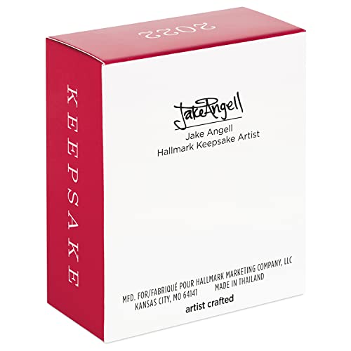 Hallmark Keepsake Miniature Plastic Christmas Ornament 2022, Star Wars: Attack of The Clones Jango Fett and OBI-Wan Kenobi's Starfighter, Mini Set of 2