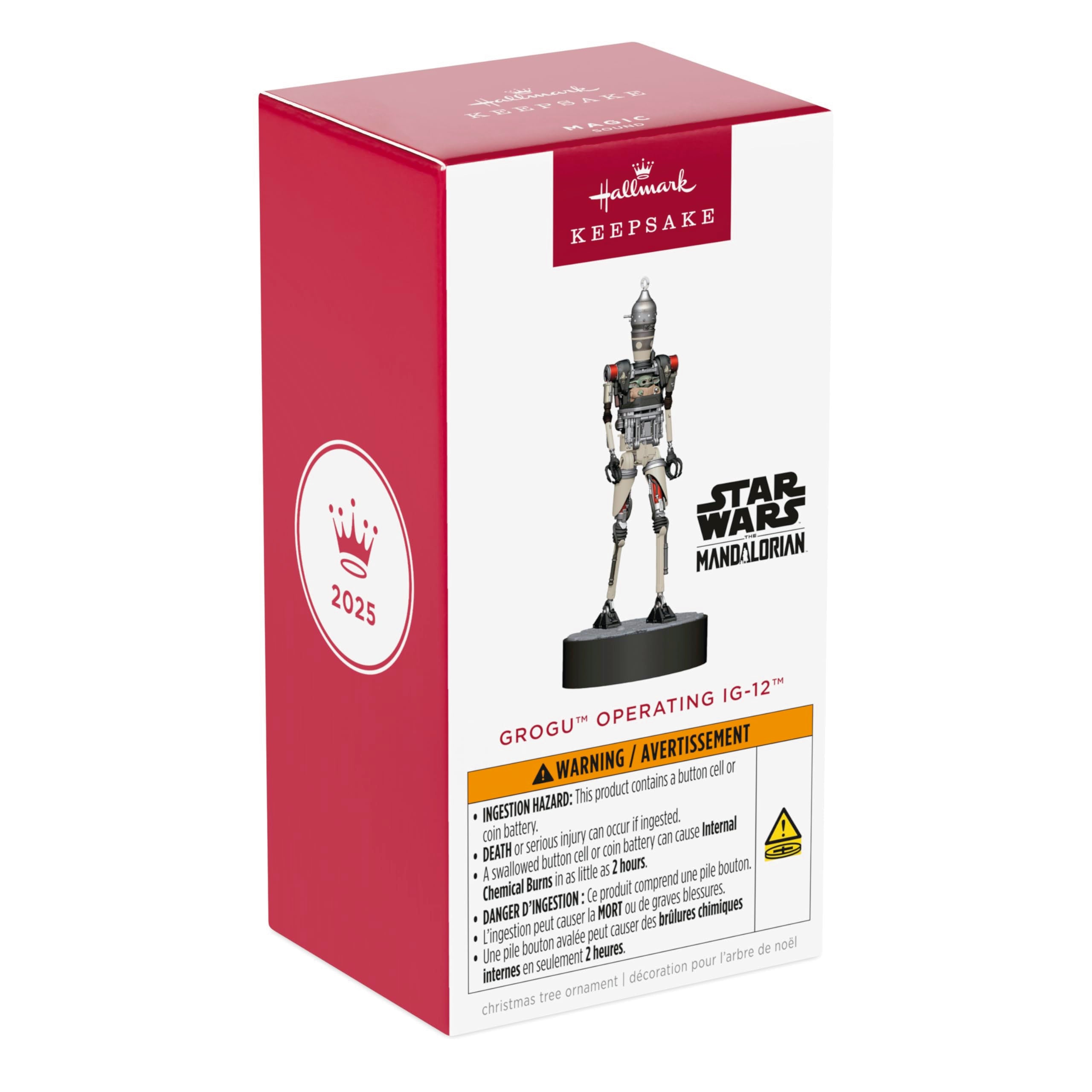 Grogu Operating IG-12, Star Wars: The Mandalorian, 2025 Hallmark Keepsake Christmas Ornament