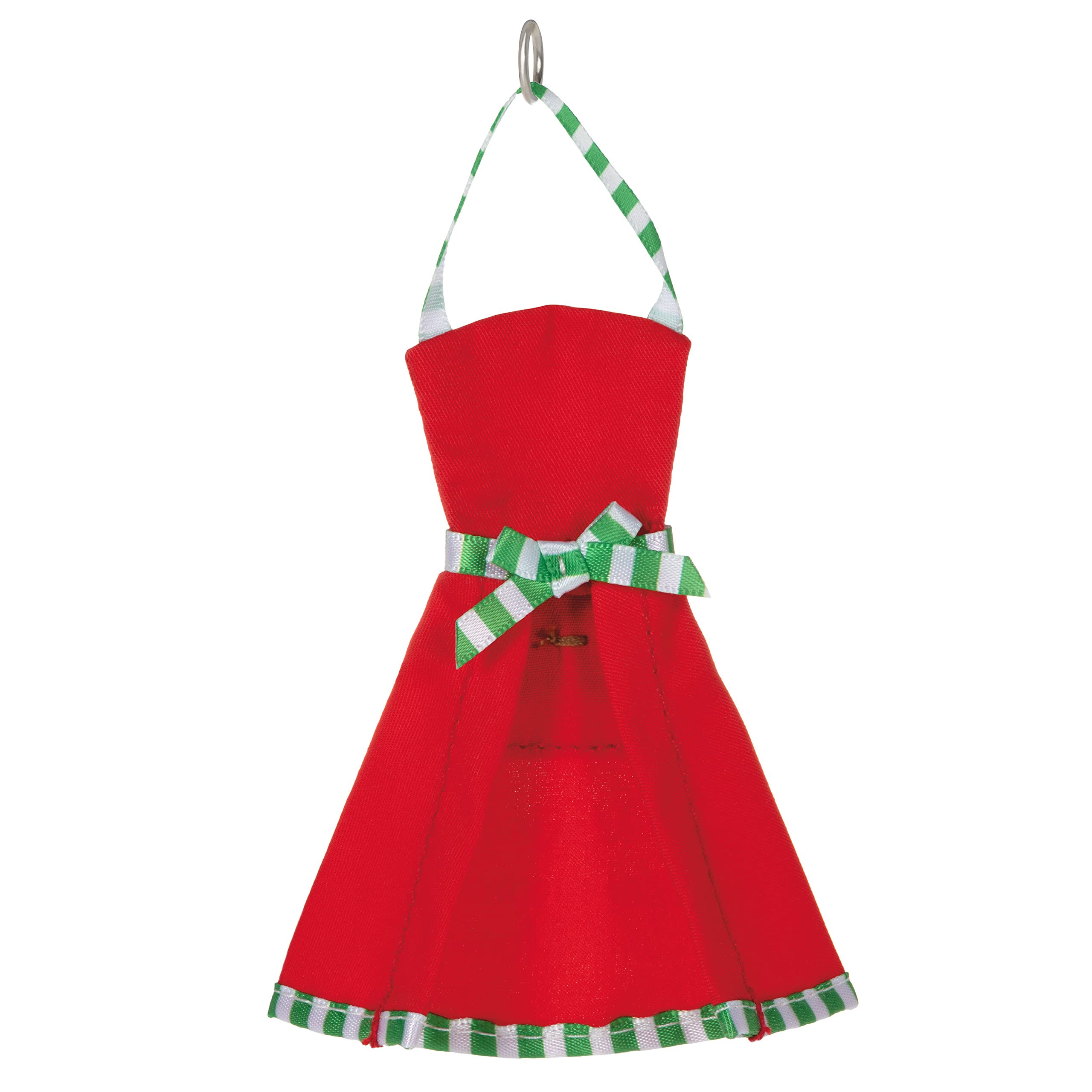 Hallmark Keepsake Christmas Ornament 2022 Year-Dated, Memories with Mom Baking Apron, Fabric