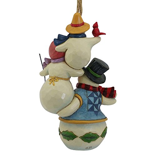 Enesco Stacked Snowman Family Ornament