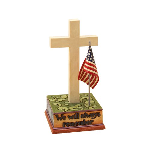 Enesco Jim Shore Heartwood Creek Tribute Cross, 6-Inch