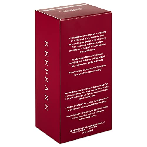 Hallmark Keepsake Christmas Ornament 2020, Star Trek Mirror, Mirror Collection Lieutenant Nyota Uhura Storytellers With Light and Sound (3499QXI6074)