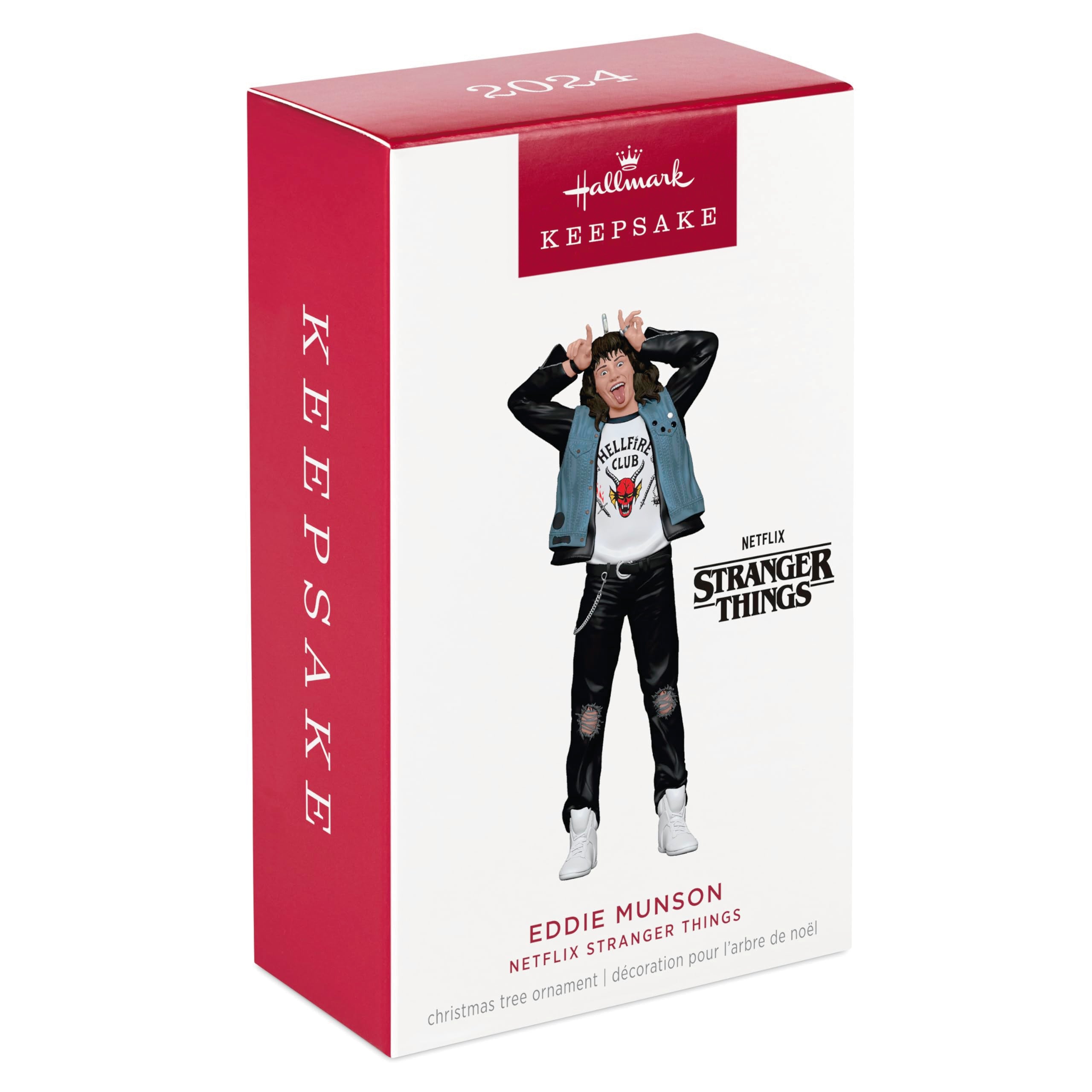 Hallmark Keepsake Christmas Ornament 2024, Netflix Stranger Things Eddie Munson, TV Show Gifts