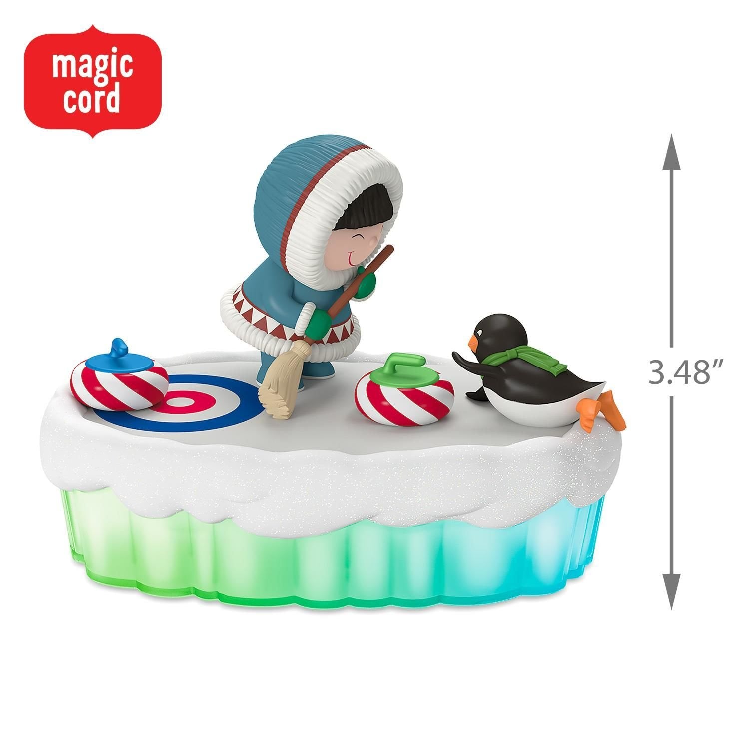 Hallmark The World of Frosty Friends Fun and Games Curling Light and Music Sports & Activities