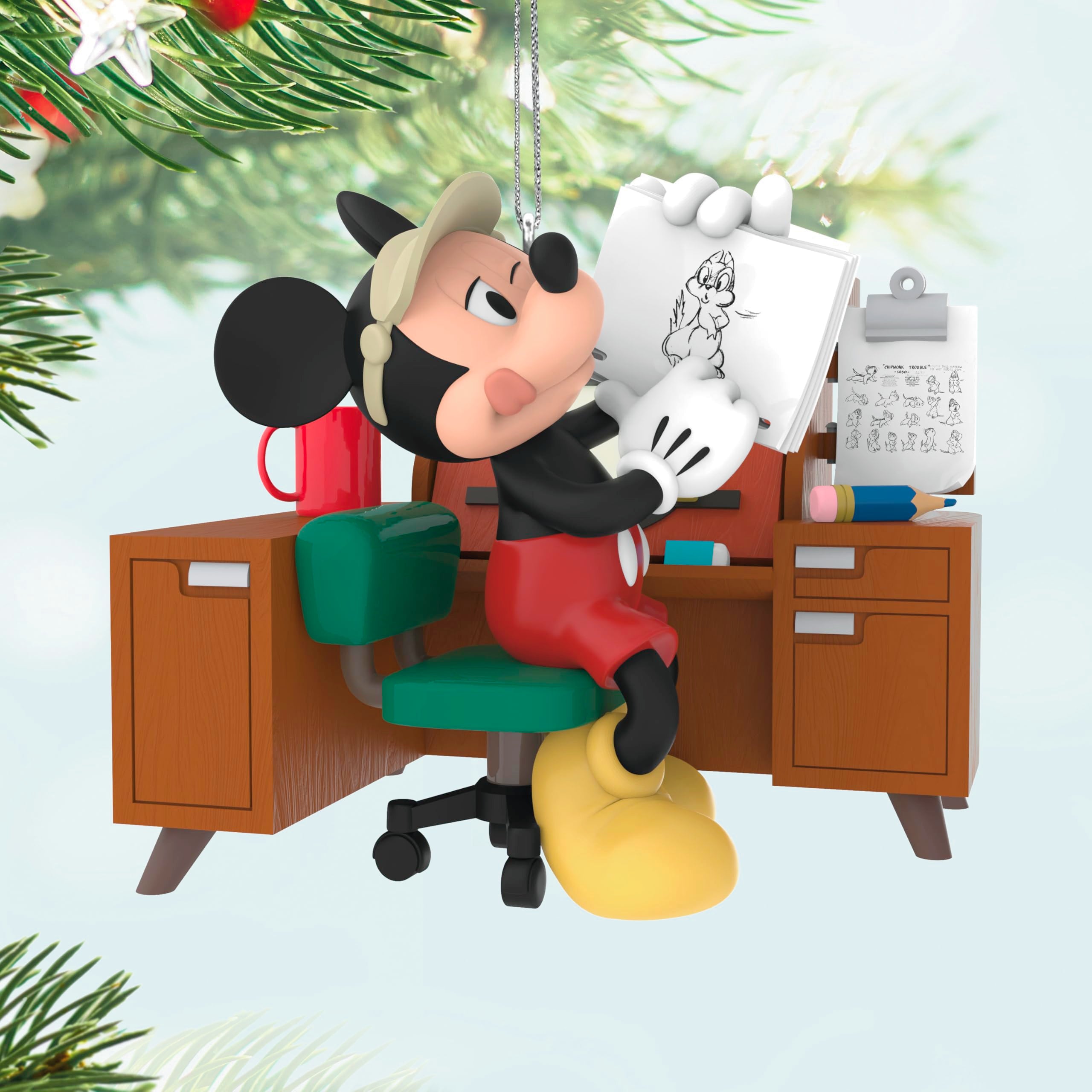 From Sketch to Screen 2025 Hallmark Keepsake Christmas Ornament, Disney Mickey Mouse