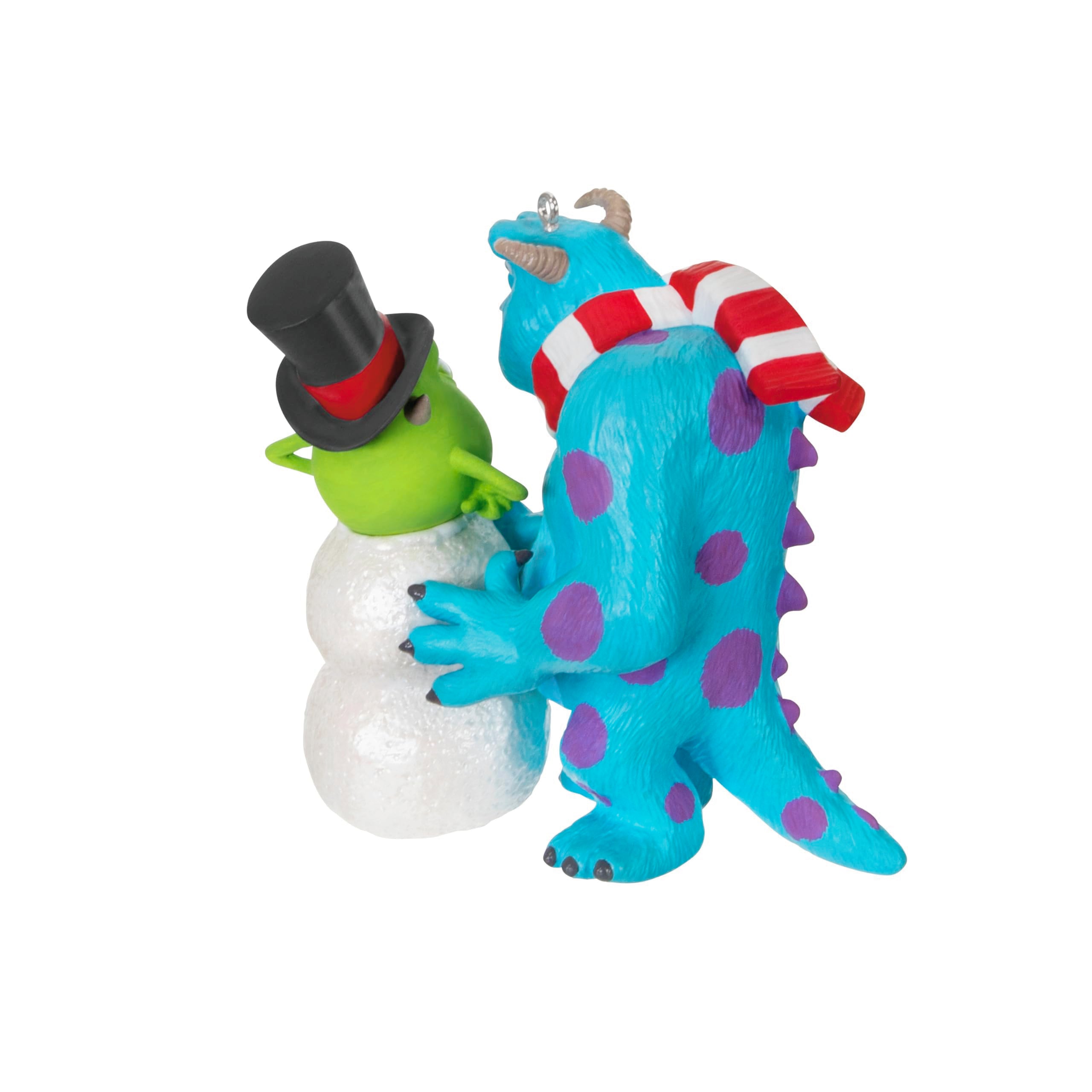 Hallmark Keepsake Christmas Ornament 2024, Disney/Pixar Monsters, Inc. Sulley Builds a Snow-Mike, Gifts for Disney Fans