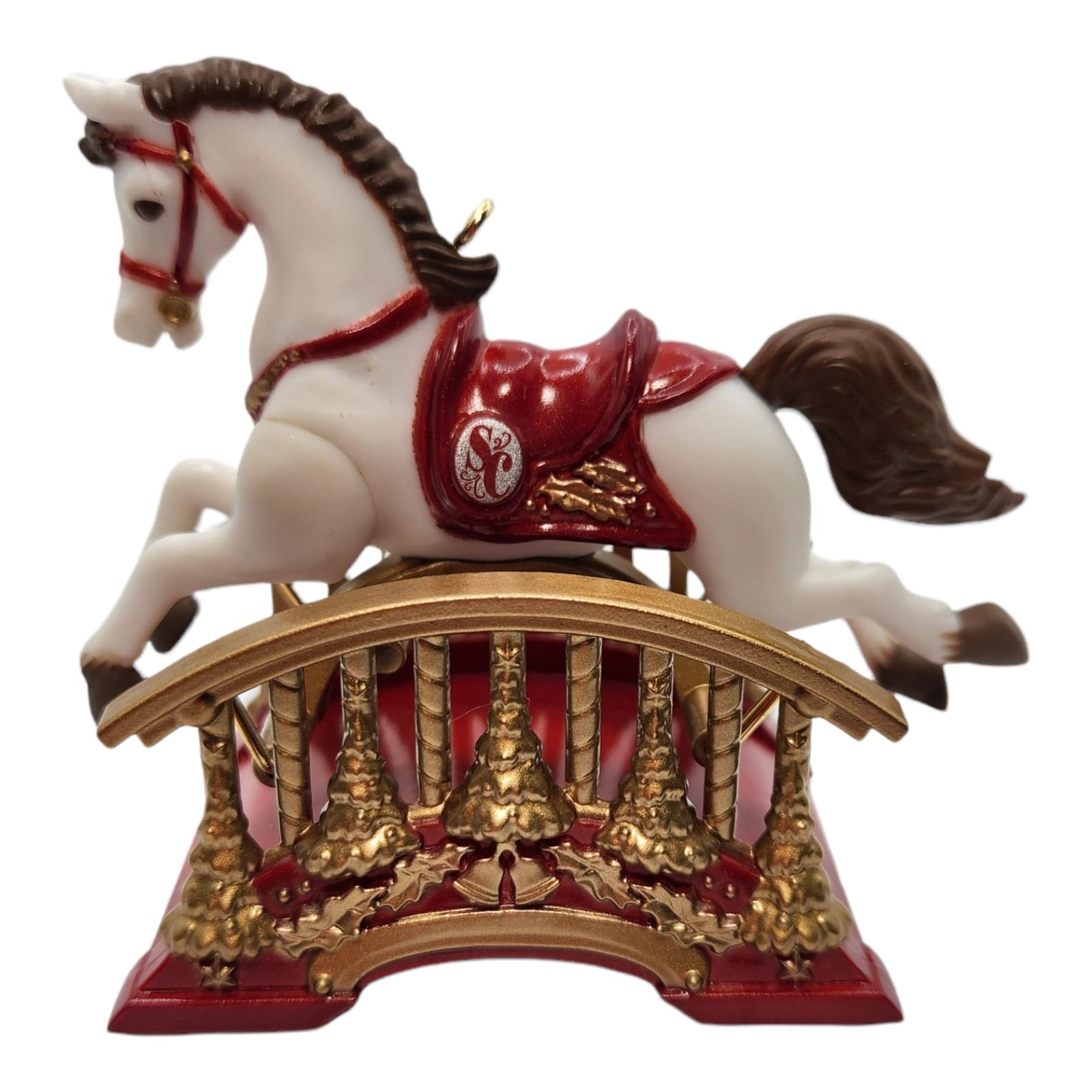 Hallmark Keepsake Ornament Santa Certified Rocking Horse 2015