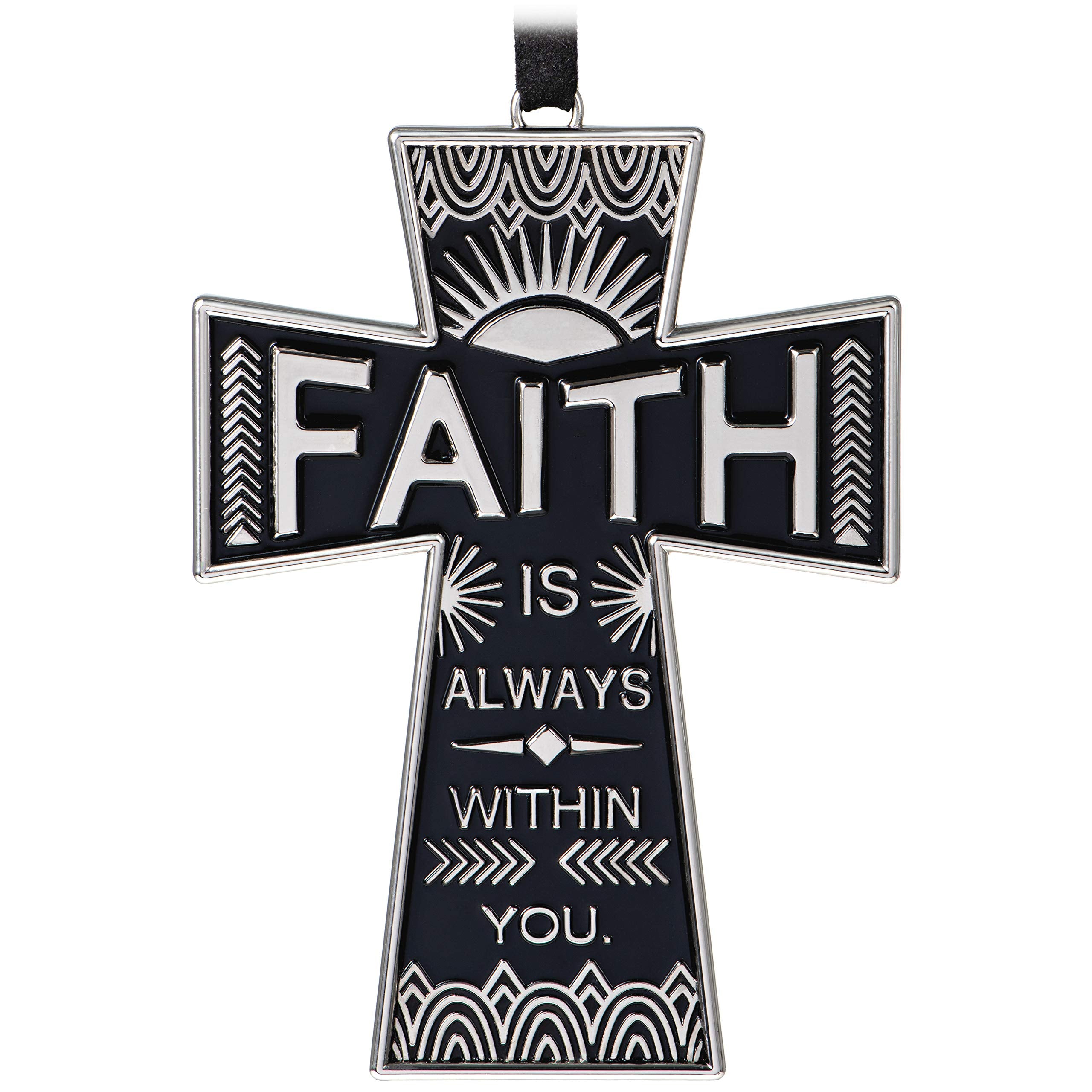 Hallmark Keepsake Christmas Ornament 2020 Faith Always Cross Metal