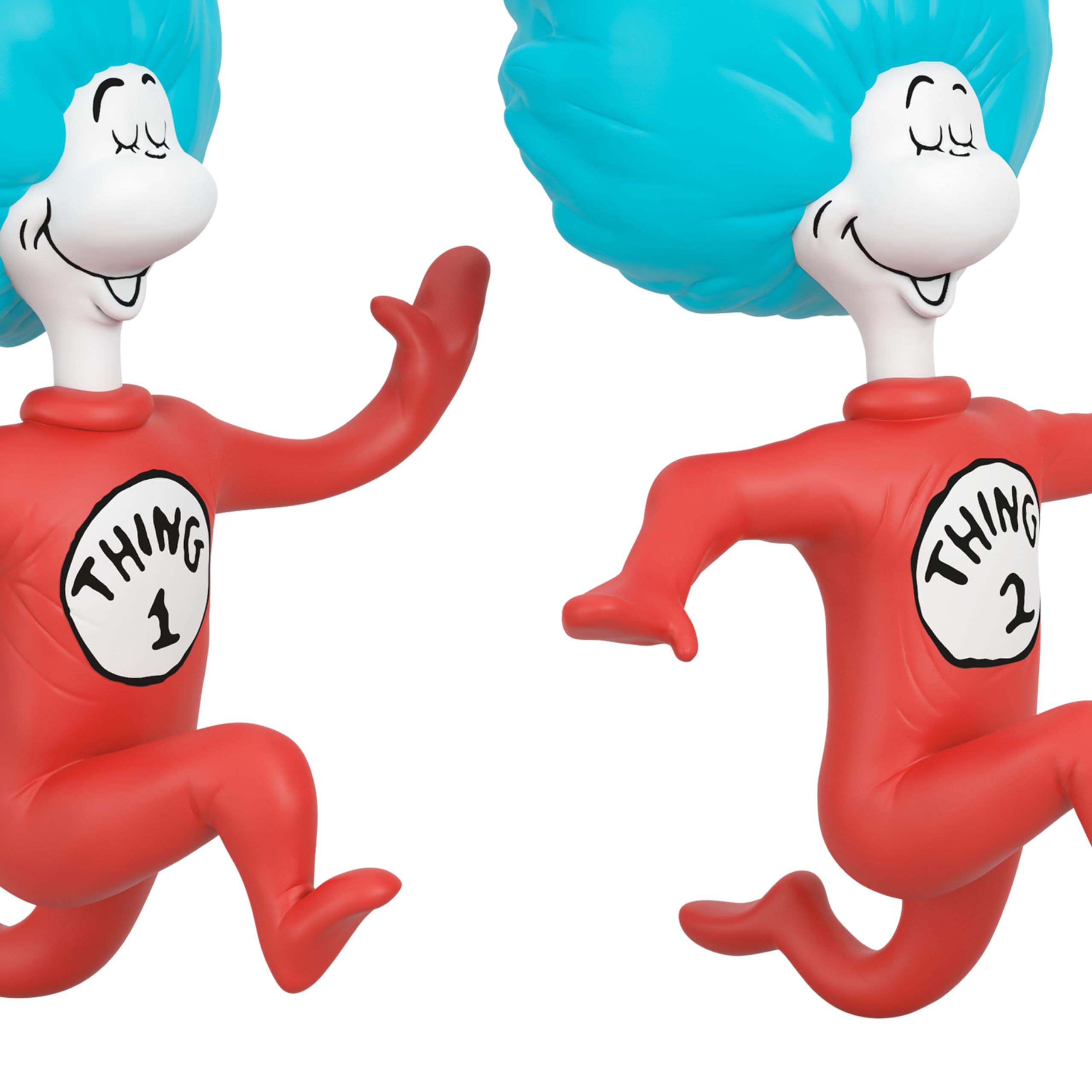 Hallmark Keepsake Christmas Ornaments 2024, Dr. Seuss's The Cat in the Hat Thing One and Thing Two, Set of 2, Gifts for Dr. Seuss Fans