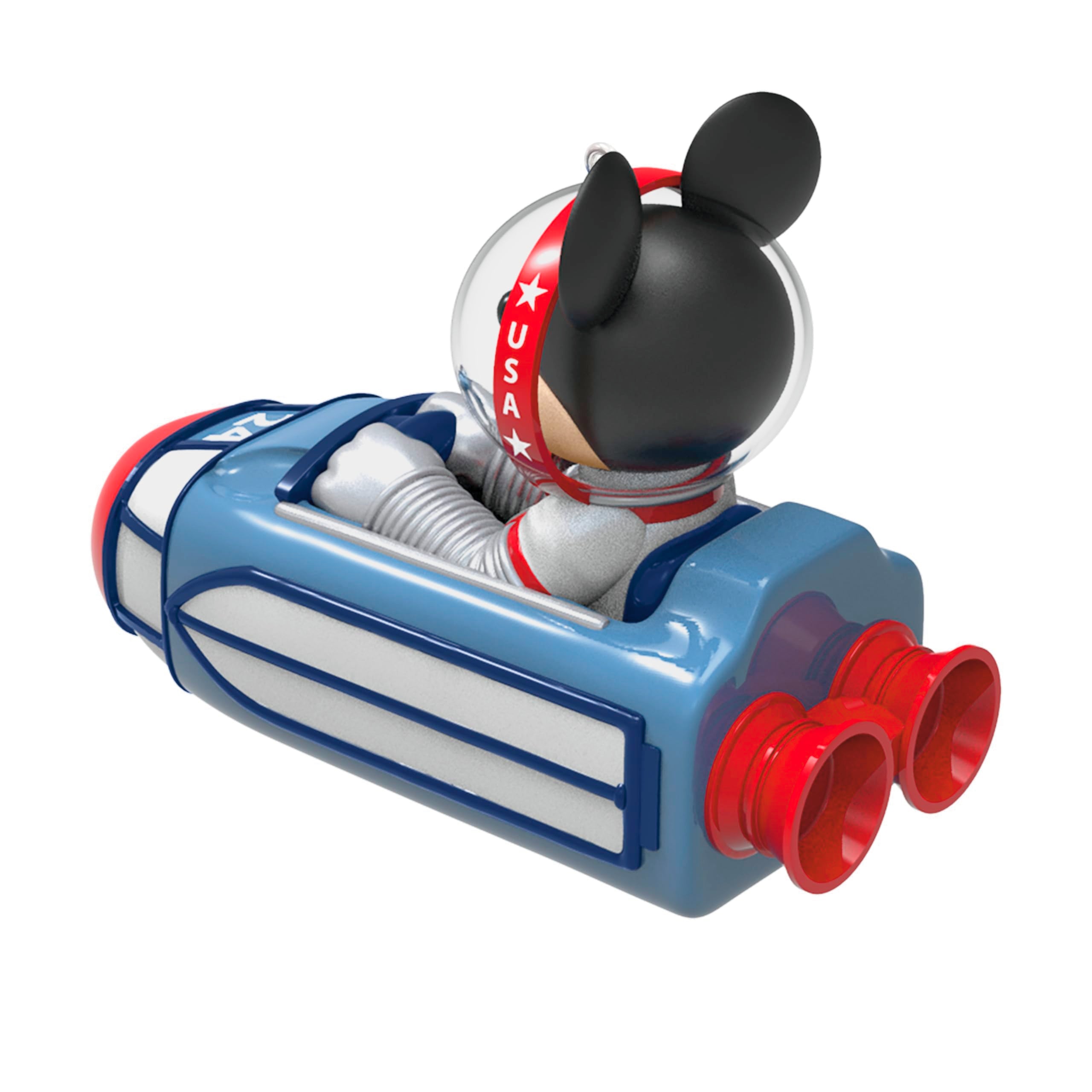 Hallmark Keepsake Mickey Mouse Christmas Ornament 2024, Disney Space Mountain Clear for Launch, Gifts for Disney Fans
