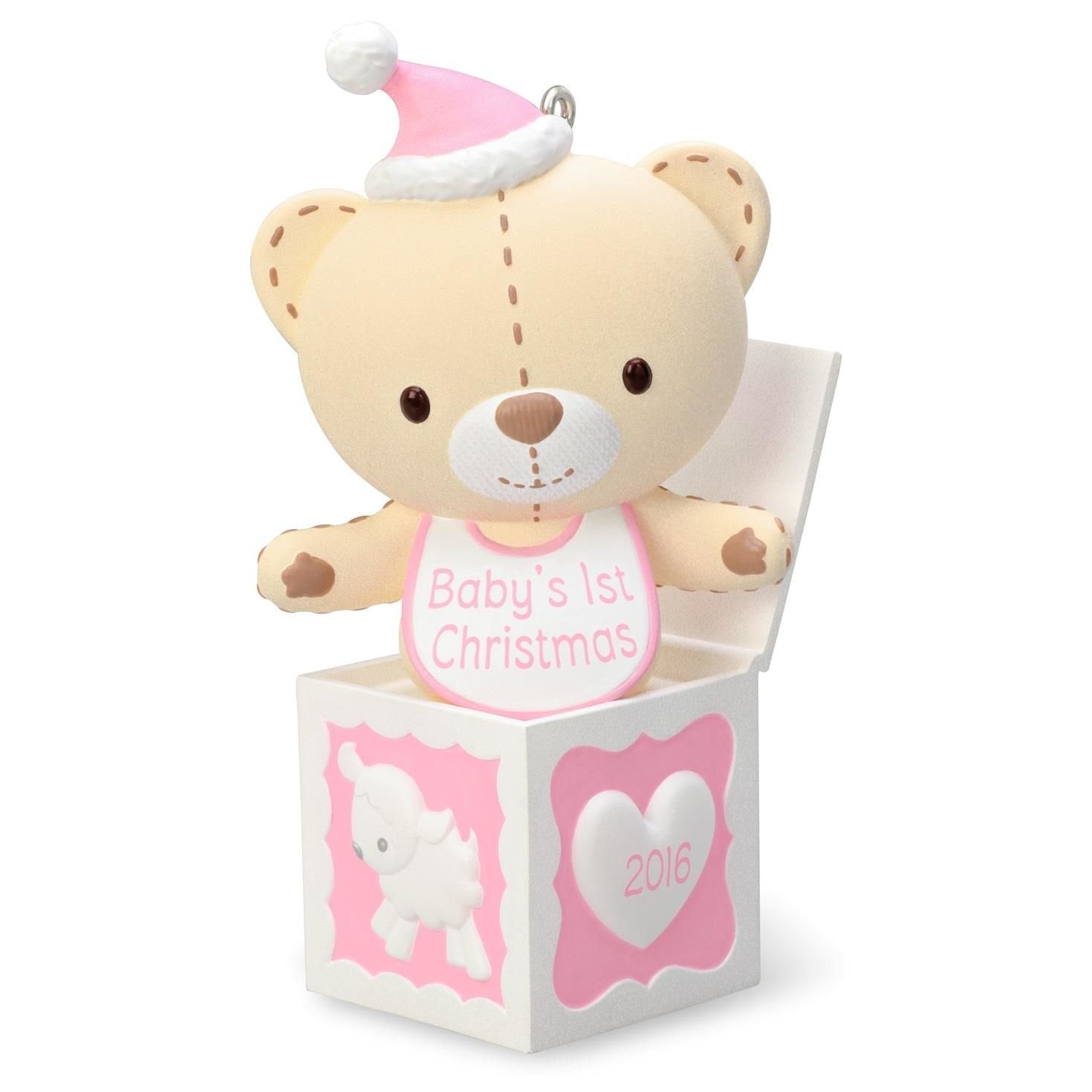 Hallmark Keepsake Ornament Baby Girl's 1st Christmas 2016