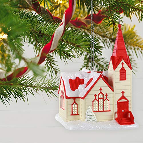Hallmark Keepsake Christmas Ornament 2020, Come In and Rest Church (1999QGO2014)