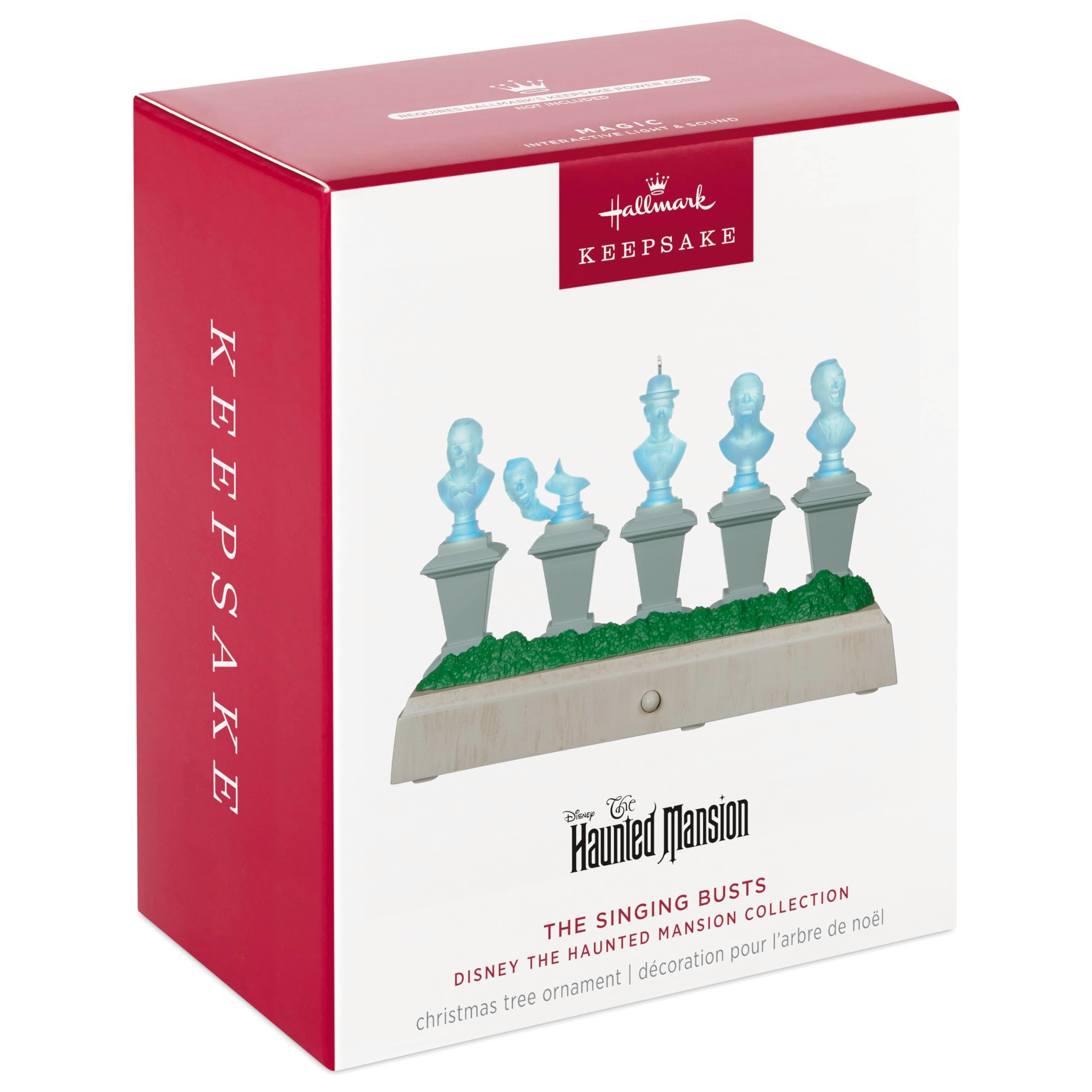 The Singing Busts, The Haunted Mansion 2025 Hallmark Keepsake Christmas Ornament